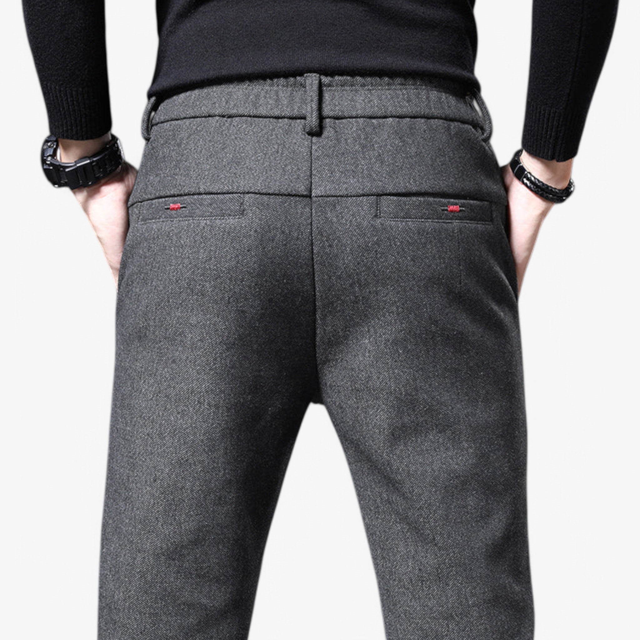 Pantalone Uomo Cotone Stretch Blu Comfort Fit - - comfort cotone pantalone pantalone uomo pants stretch uomo - Concept Palermo