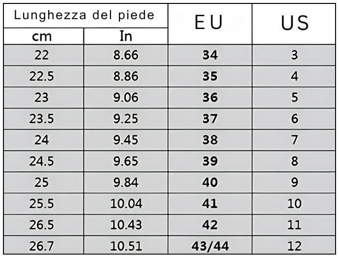 Size Guide