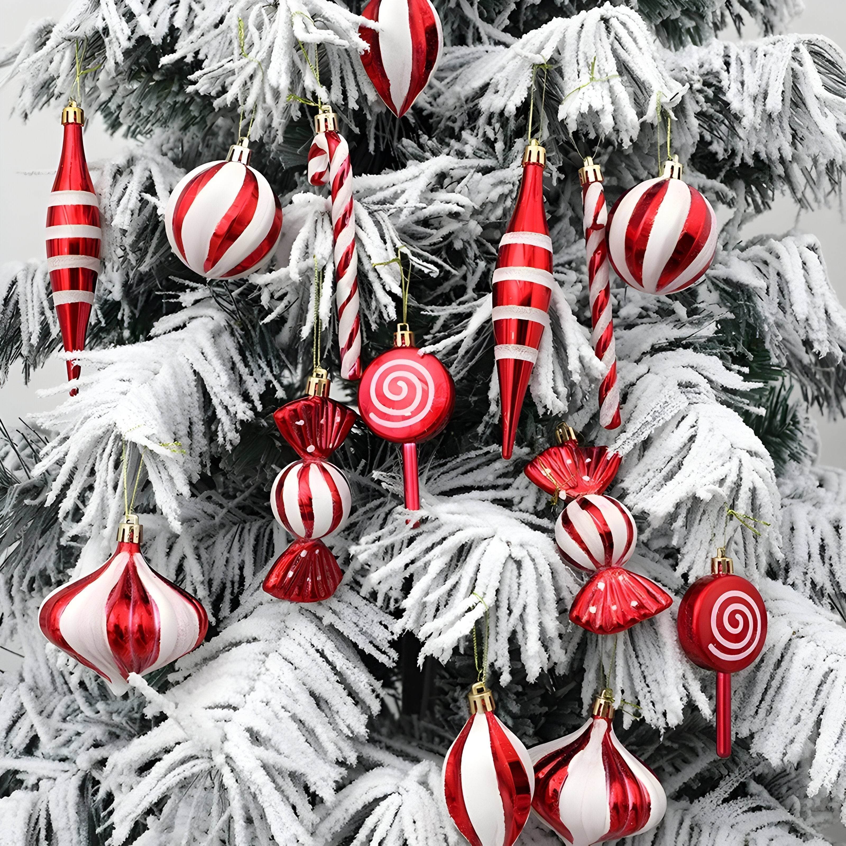Palline di Natale Rosse Scintillanti - - atmosfera festiva decorazione albero di Natale decorazioni festive decorazioni natalizie natale ornamenti rossi palline palline di Natale palline natale palline natalizie eleganti regali di Natale rosse scintillanti - Concept Palermo