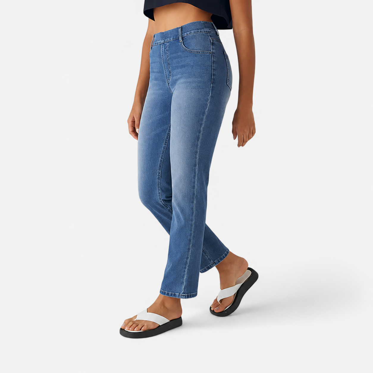 Pantaloni Donna a Vita Alta Elasticizzati e Confortevoli - - alta confortevoli elasticizzati pantaloni pantaloni vita pants uomo vita - Concept Palermo