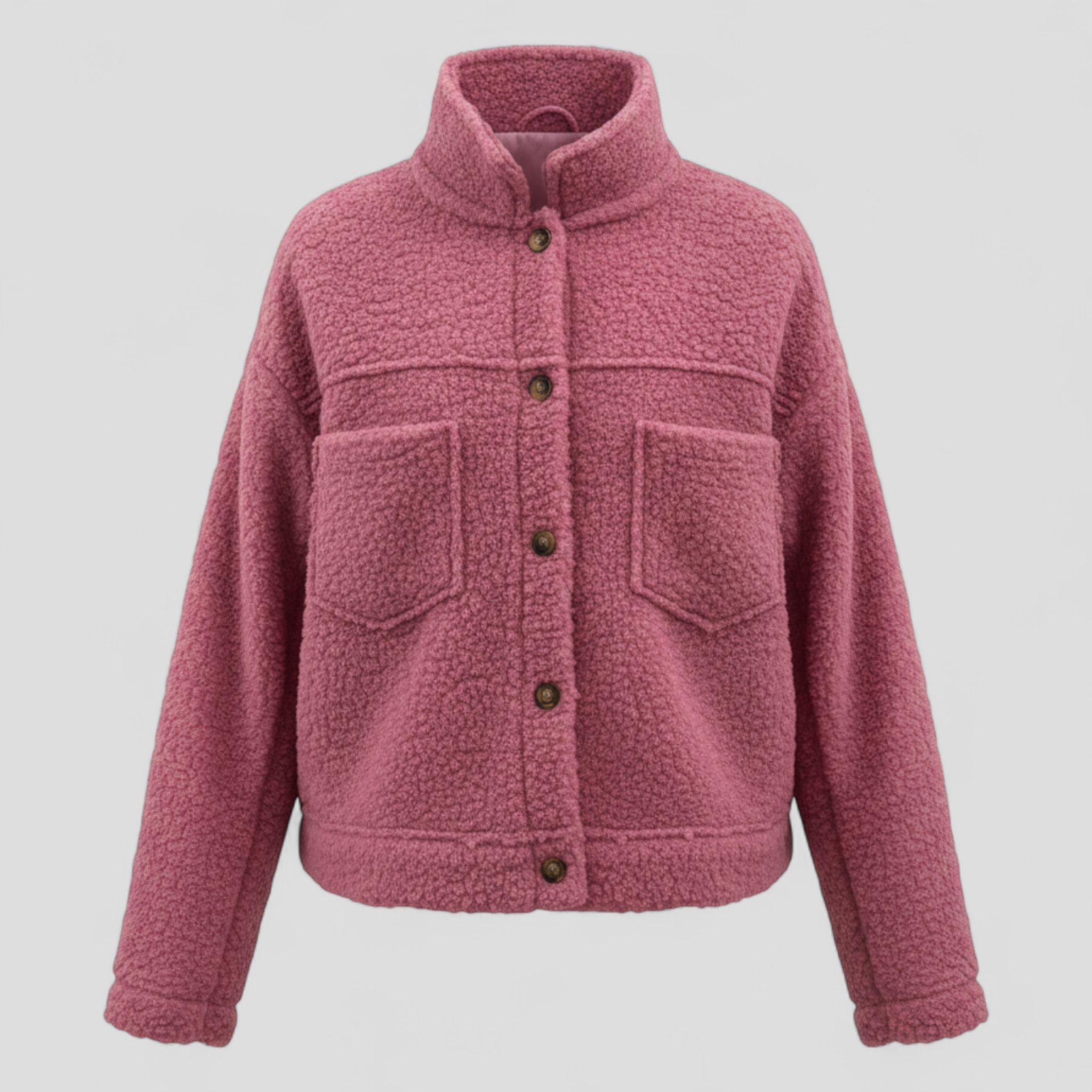 Breve e dolce Lana Donna - Rosa - breve breve dolce dolce donna Jackets ladies_jackets_cardigan lana Women jackets women's coats & jackets - Concept Palermo