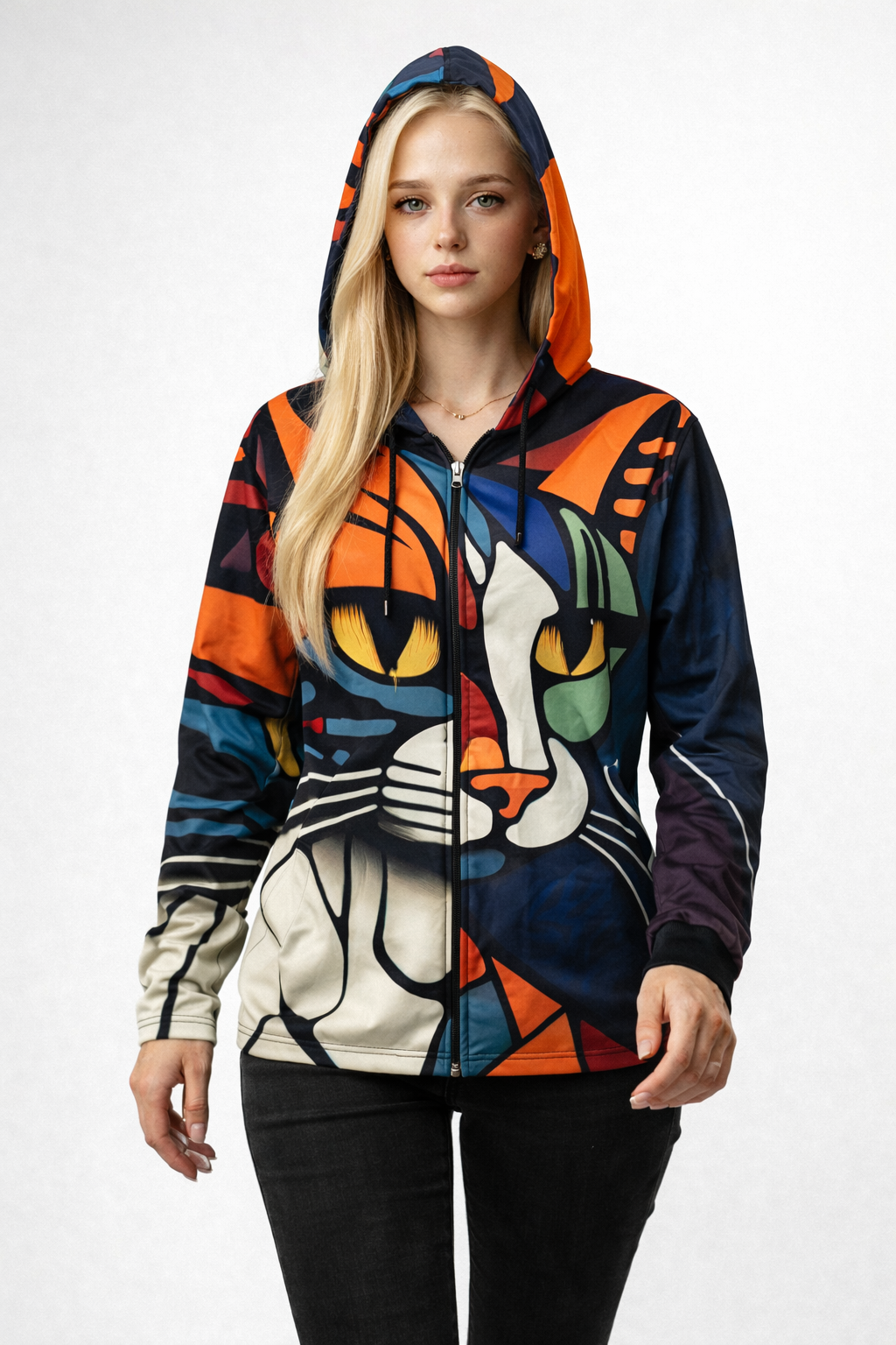 Cardigan Donna con Design Artistico - - abbinamenti facili artistico calore capo versatile cardigan cardigan artistico cardigan da donna cardigan donna design design unico donna eleganza fashion chic moda oversize stile casual versatilità - Concept Palermo