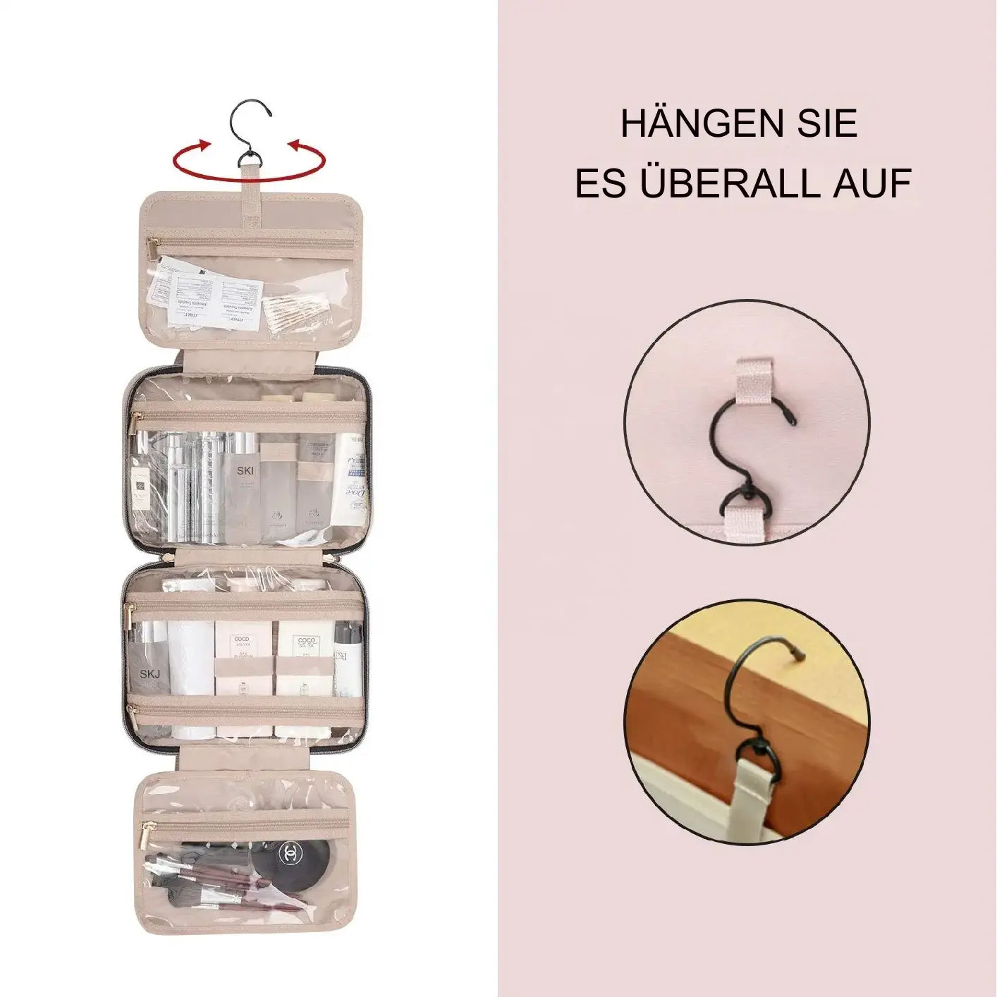 Borsa da toilette grande e spaziosa Donna - - Aanbevolen-tag bags borsa borsa toilette cosmetics donna spaziosa toilette women - Concept Palermo