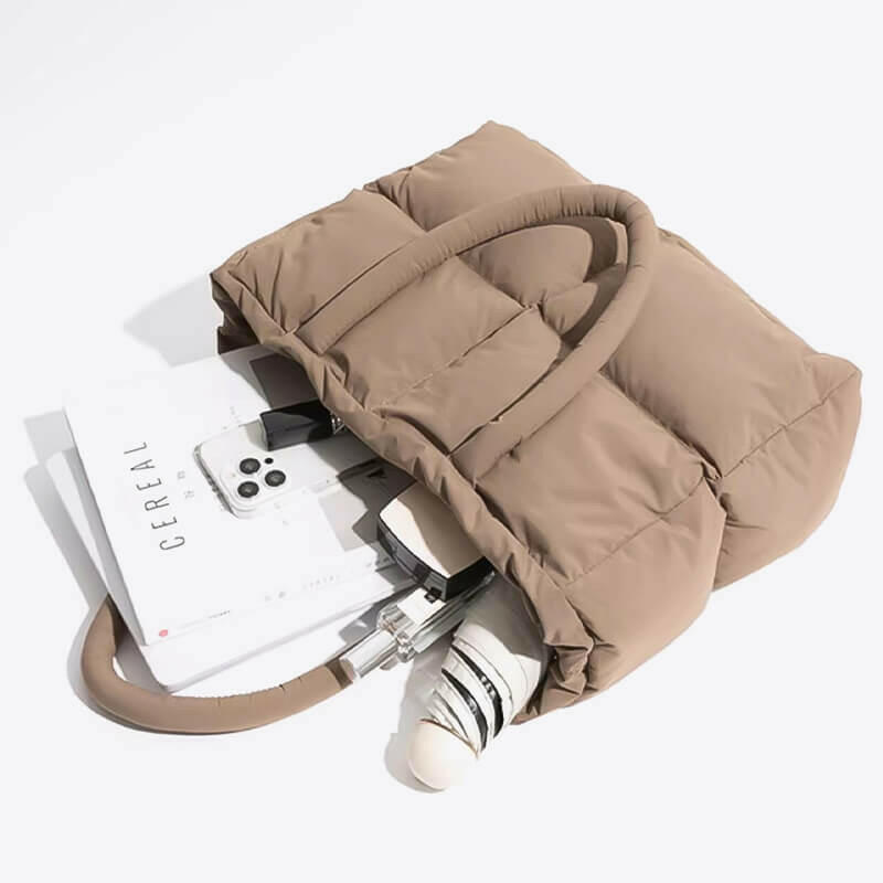 Borsa Tote Puffer Imbottita Stile di Stoccaggio - Protegge I Vostri Oggetti Con Comfort e Sicurezza Poliestere Donna - - Bags borsa borsa tote comfort donna handbags imbottita oggetti poliestere women bags Women's handbags - Concept Palermo