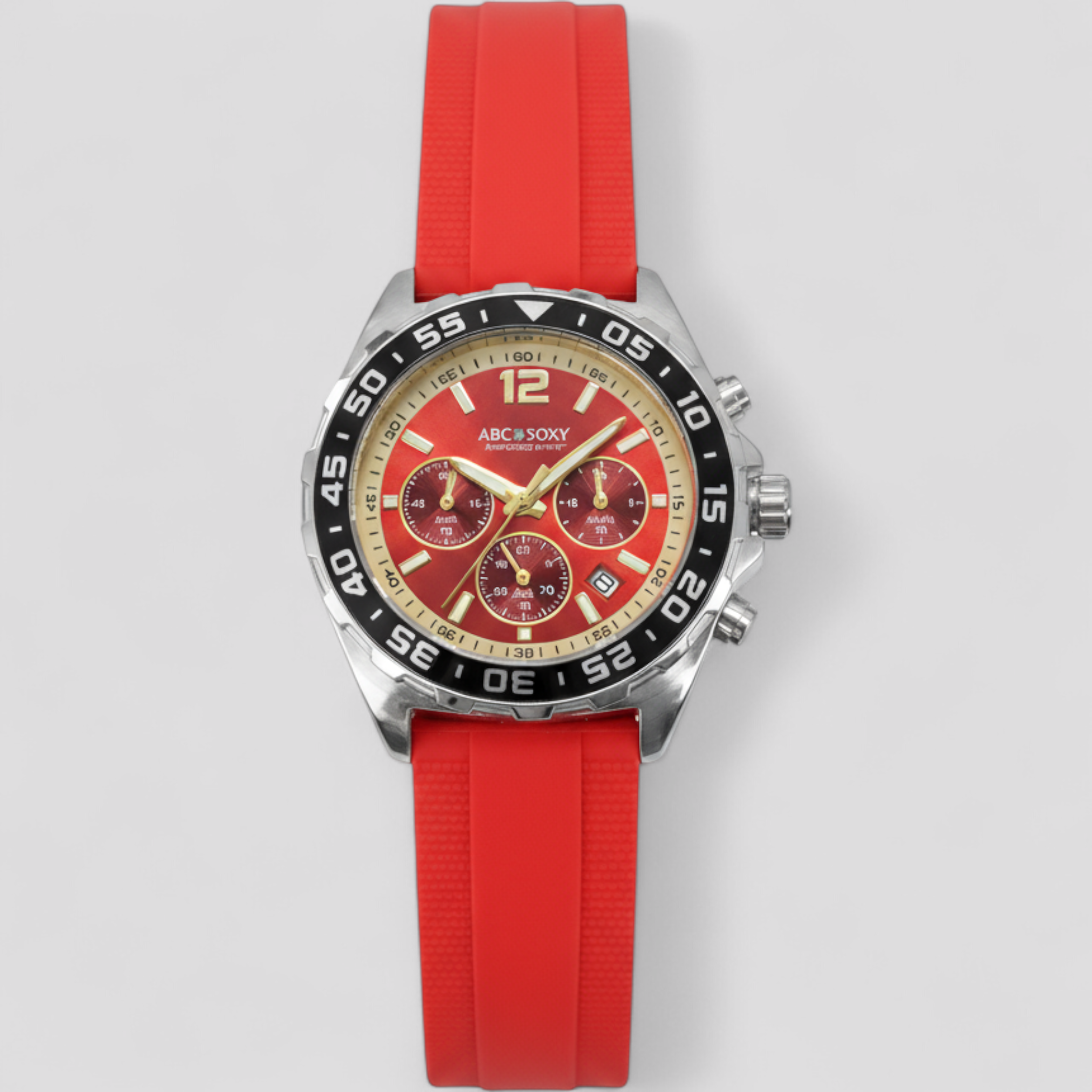 Dynamisk Meester Uomo - Argento - Rosso - dynamisk dynamisk meester meester Men's Watch uomo watch watches - Concept Palermo