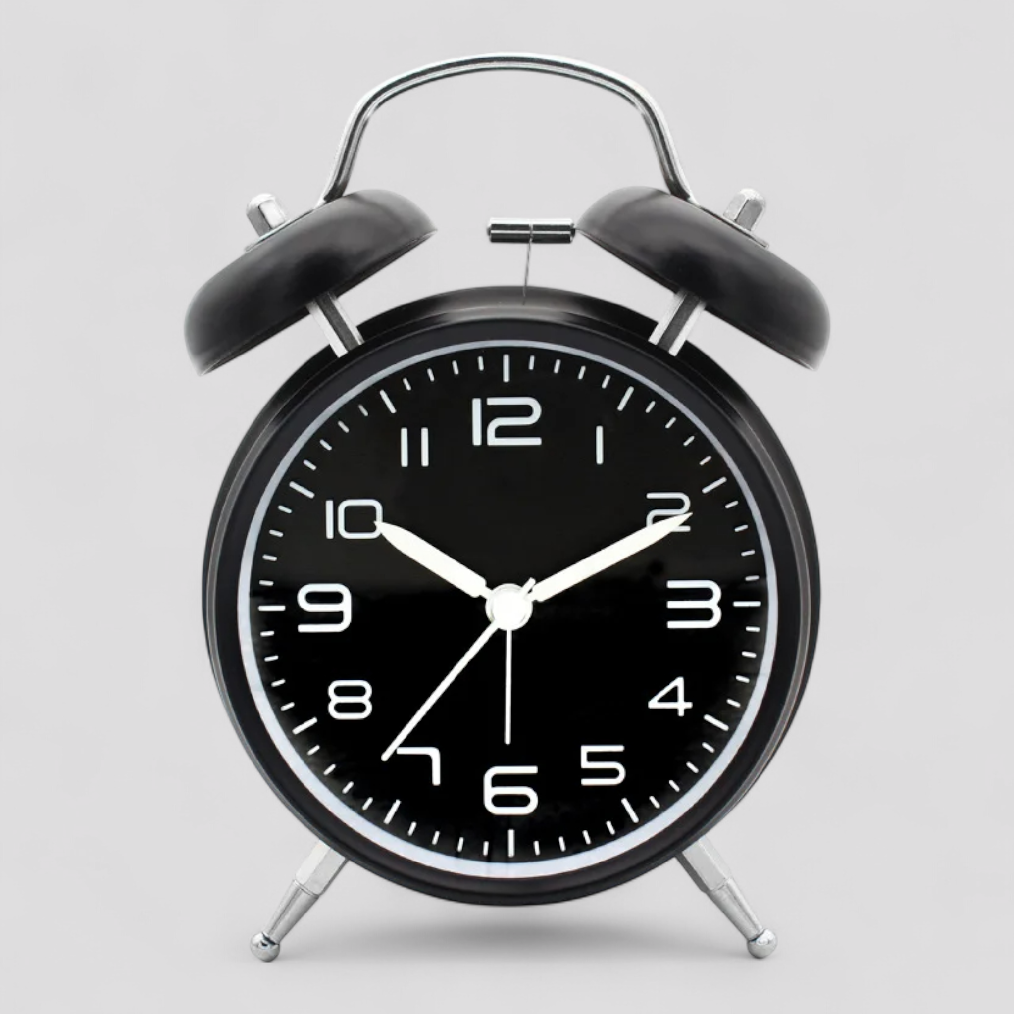 Sveglia Retrò Metallo Luminosa Doppia Campana - Allarme Forte Silenziosa Premium - Nero - alarme alarme forte cloche cross-from-marche-lino-15717501862237 double forte horloges lumineux métal New-google réveil réveil 4 pouces réveil de bureau réveil fort réveil lumineux réveil rétro réveil silencieux réveil sur batterie réveil vintage réveil à double cloche - Concept Palermo