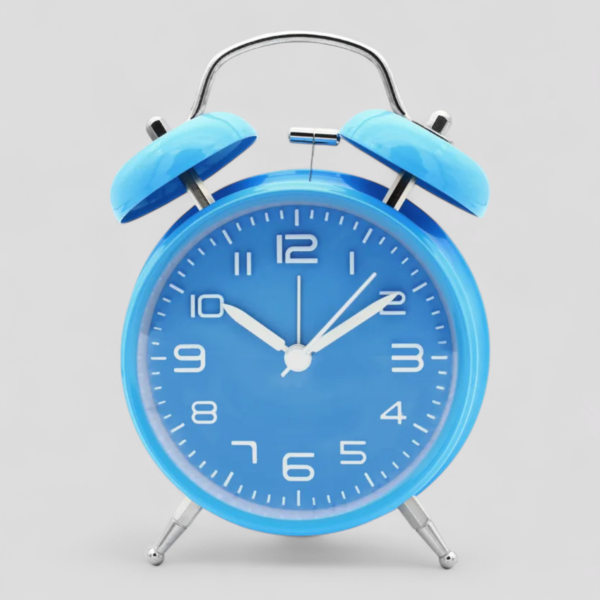 Sveglia Retrò Metallo Luminosa Doppia Campana - Allarme Forte Silenziosa Premium - Blu - alarme alarme forte cloche cross-from-marche-lino-15717501862237 double forte horloges lumineux métal New-google réveil réveil 4 pouces réveil de bureau réveil fort réveil lumineux réveil rétro réveil silencieux réveil sur batterie réveil vintage réveil à double cloche - Concept Palermo
