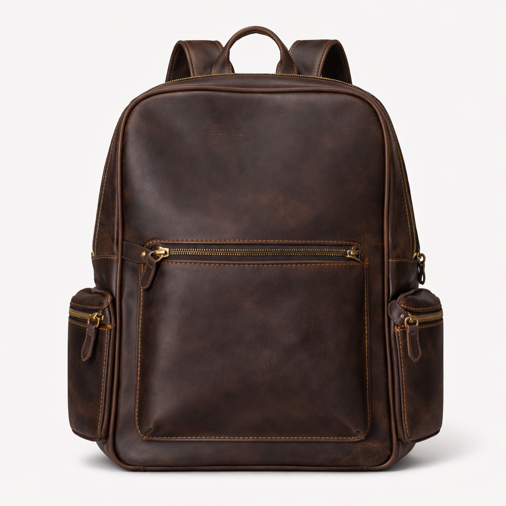 Zaino in pelle Crazy Horse - Pelle - Donkerbruin - bags barclay barclay buffel buffel cross-from-pantino-10054506873178 leer leren New-google rugzak spo-default spo-disabled spo-notify-me-disabled - Concept Palermo