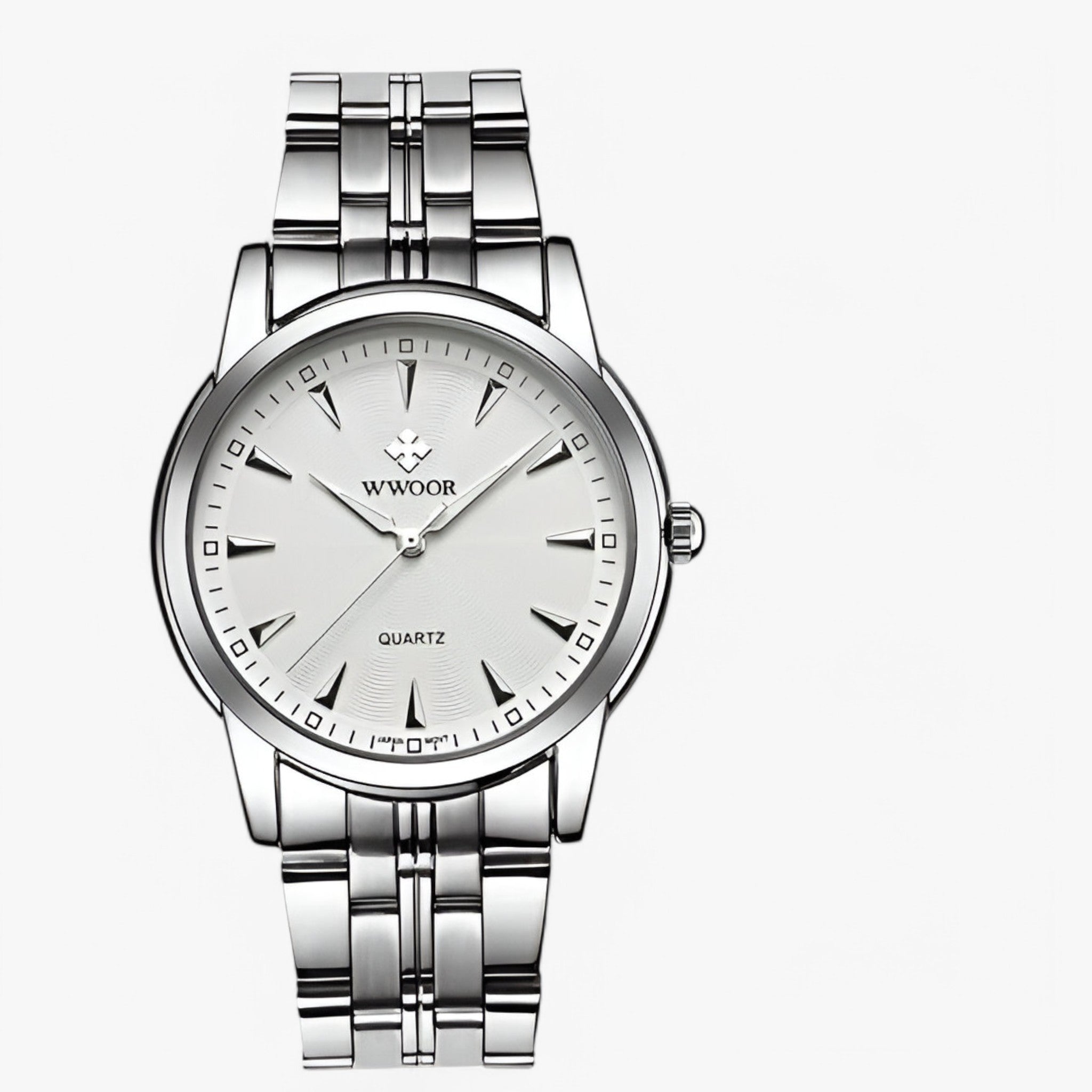 Orologio di lusso in oro inox Acciaio Uomo - Bianco Bianco - accessoires acciaio horloges inox orologio orologio inox uomo watches - Concept Palermo