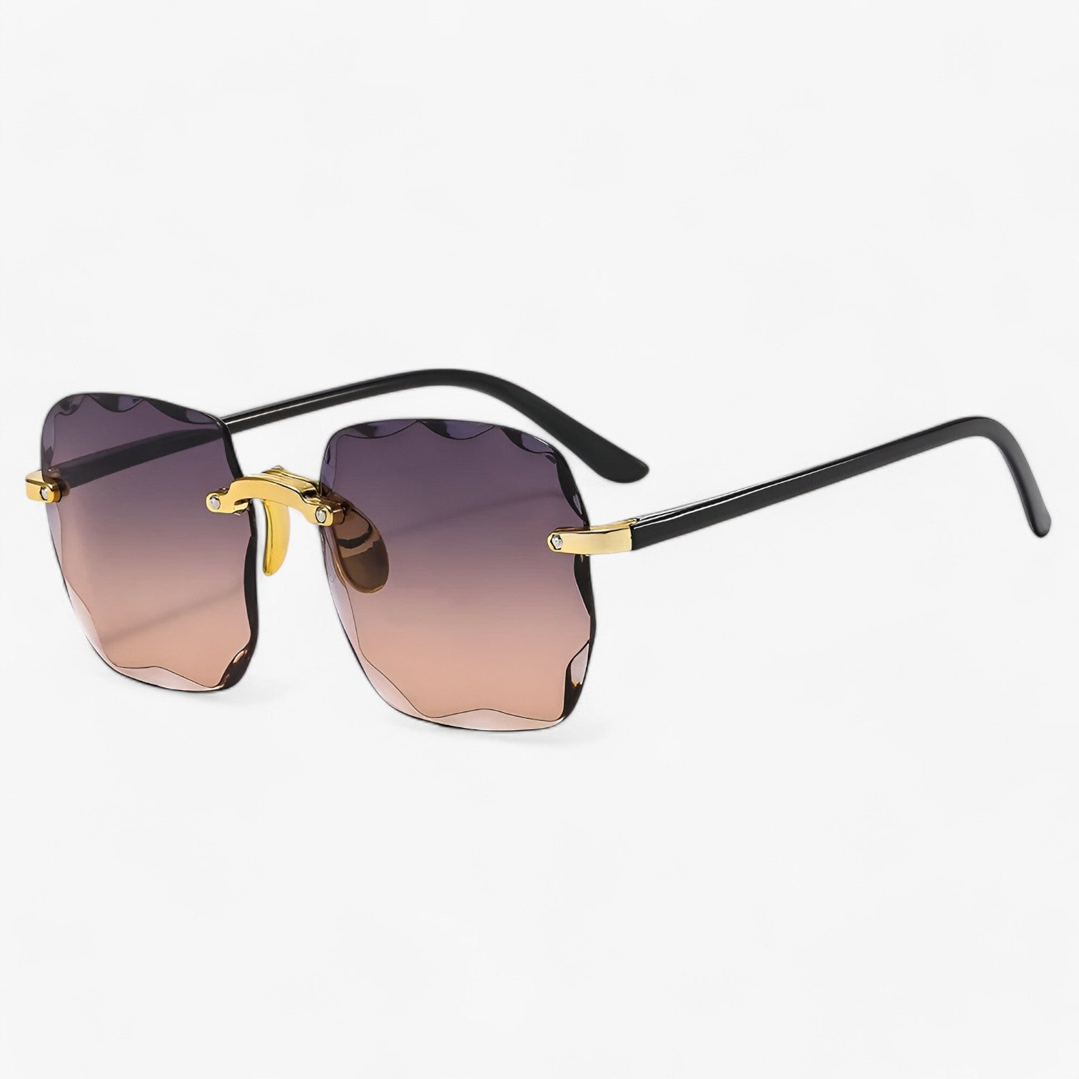 Occhiali da sole senza montatura con protezione UV Uomo - Grigio-Tè - Fashion Sunglasses montatura occhiali occhiali sole protezione sole sunglasses uomo WOMEN - Concept Palermo