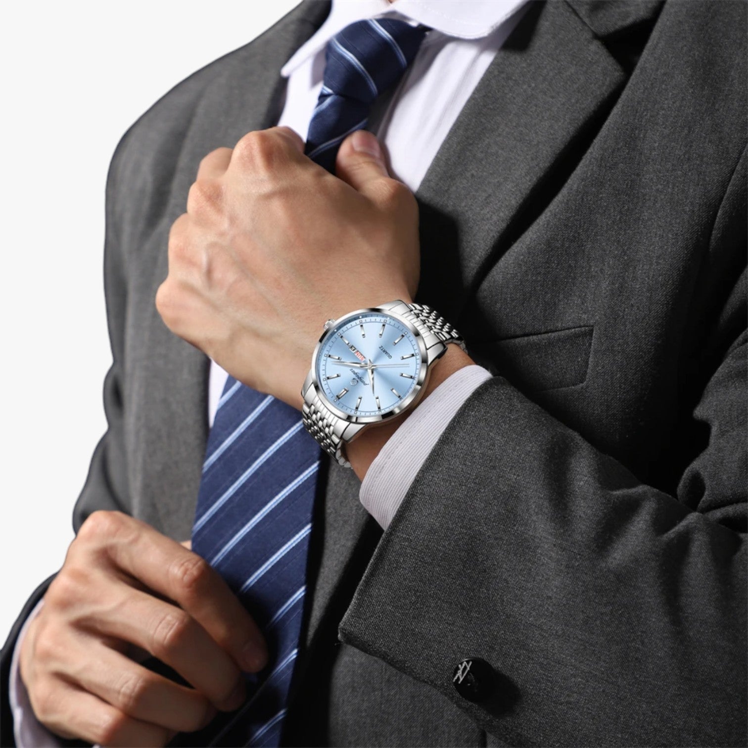 Orologio maschile e impermeabile Acciaio - - acciaio impermeabile maschile orologio orologio maschile watch watches - Concept Palermo