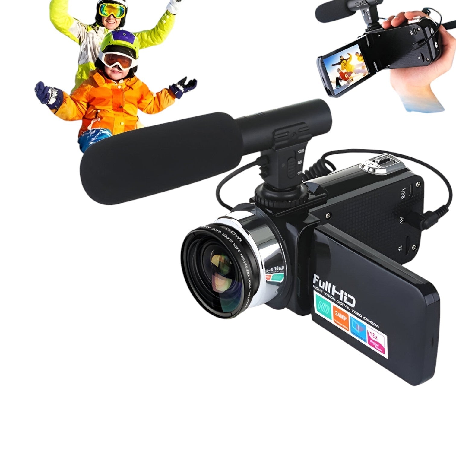 Camcorder classica da 24MP – video cristallini, sempre e ovunque Uomo - - camcorder camcorder classica camera classica cristallini gadget gadgets ovunque sempre uomo - Concept Palermo
