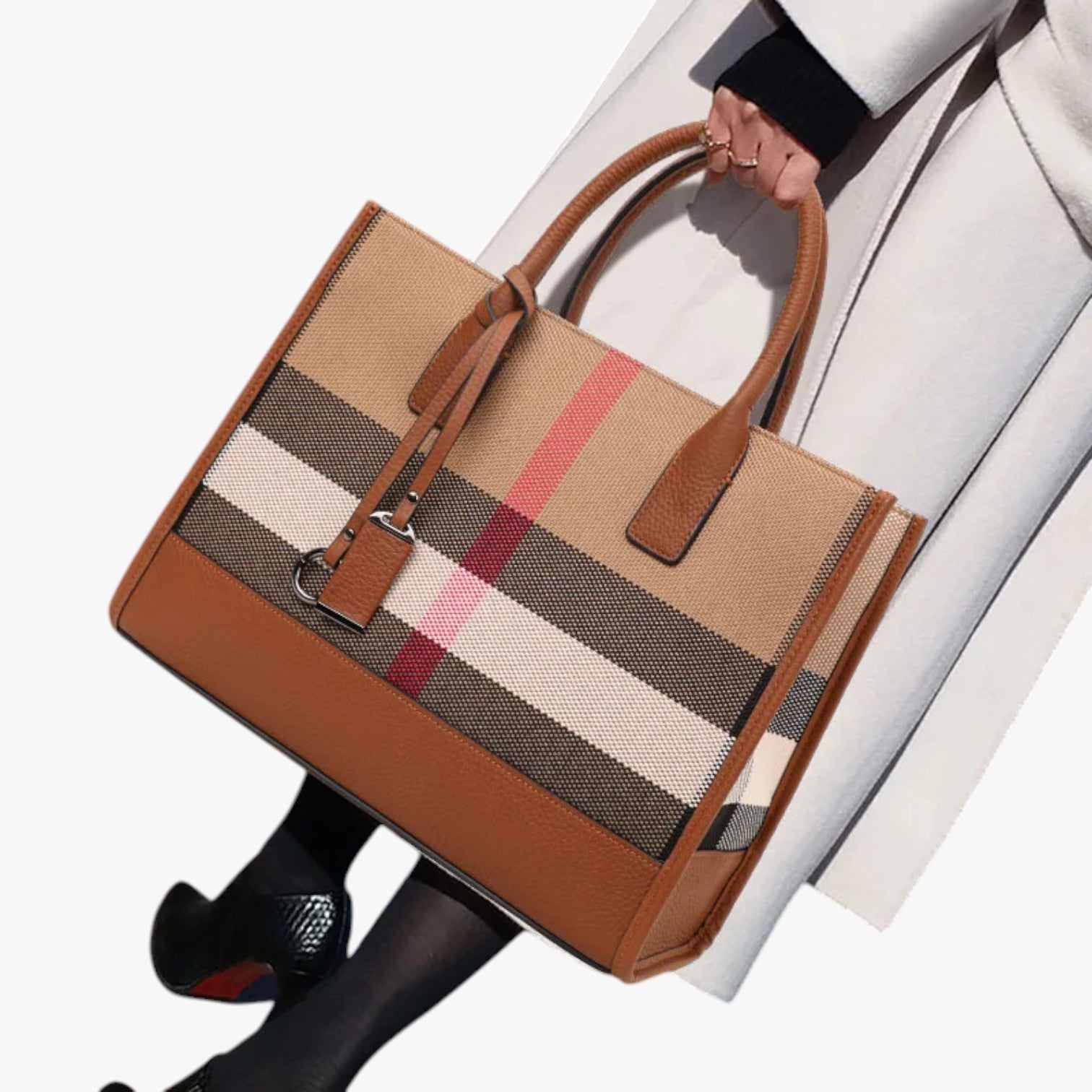 Borsa in Canvas a Righe - Spaziosa e Versatile Gold Donna - - bag bags borsa borsa canvas canvas donna Handbag righe spaziosa versatile women bag - Concept Palermo