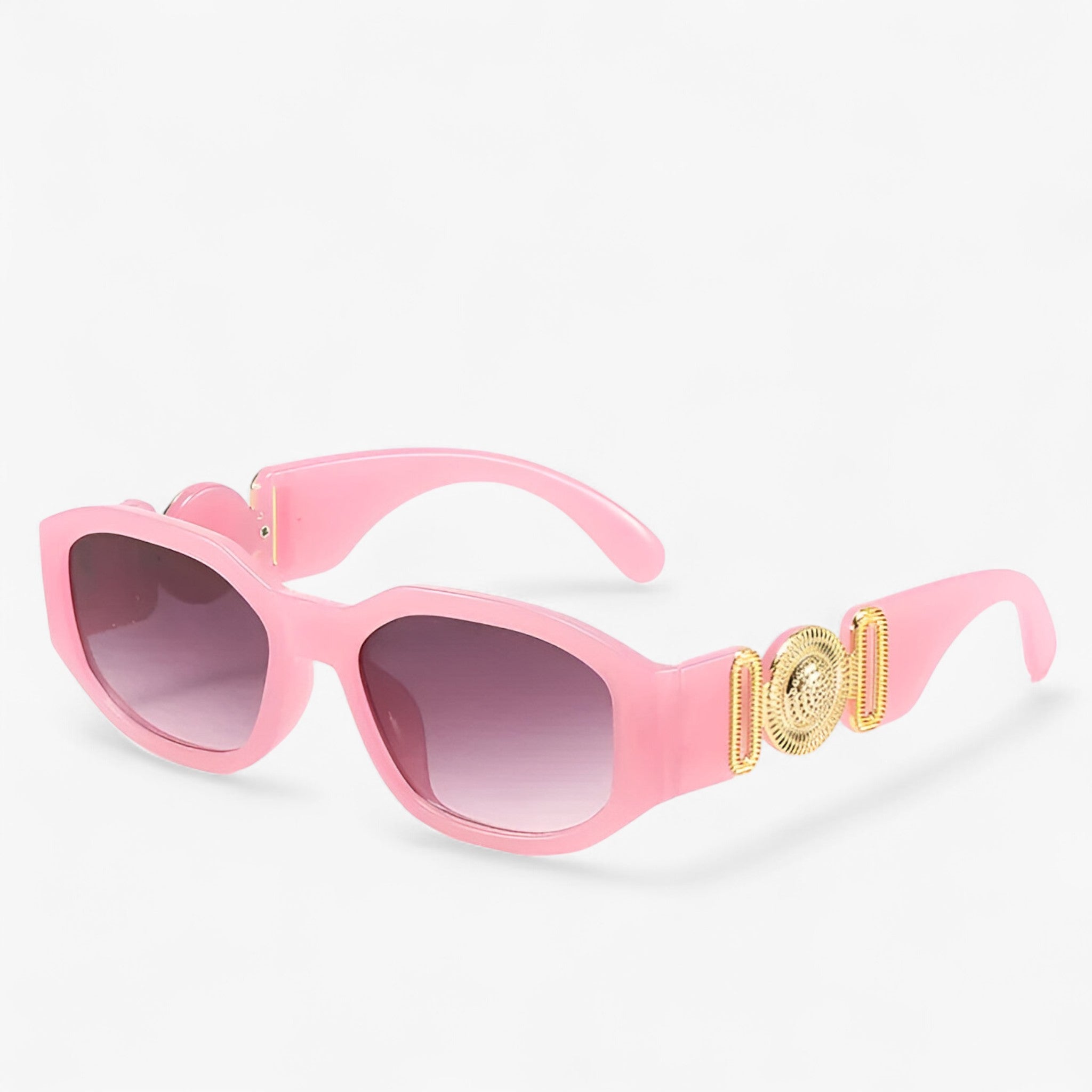 Occhiali da sole rettangolari piccoli da viaggio e stile vintage Uomo - Rosa gelatina As shown - Fashion Sunglasses men sunglasses polarized mens sunglasses occhiali occhiali sole piccoli Polarized man sunglasses rettangolari sole stile sunglasses sunglasses polarized men uomo - Concept Palermo