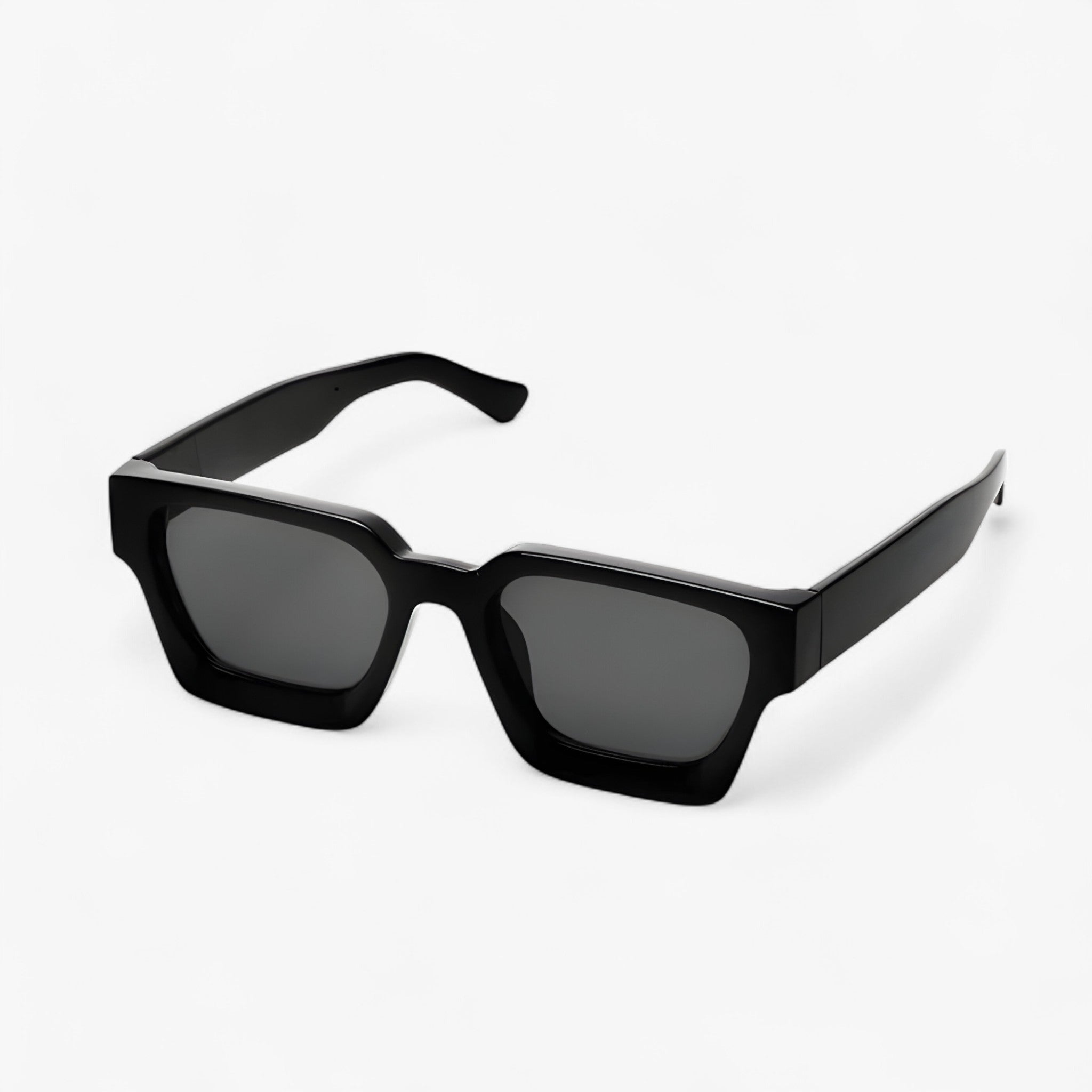 Occhiali da sole neri quadrati di lusso unisex firmati Uomo - 1-Nero - firmati men sunglasses polarized mens sunglasses neri occhiali occhiali sole Polarized man sunglasses quadrati sole sunglasses sunglasses polarized men unisex - Concept Palermo