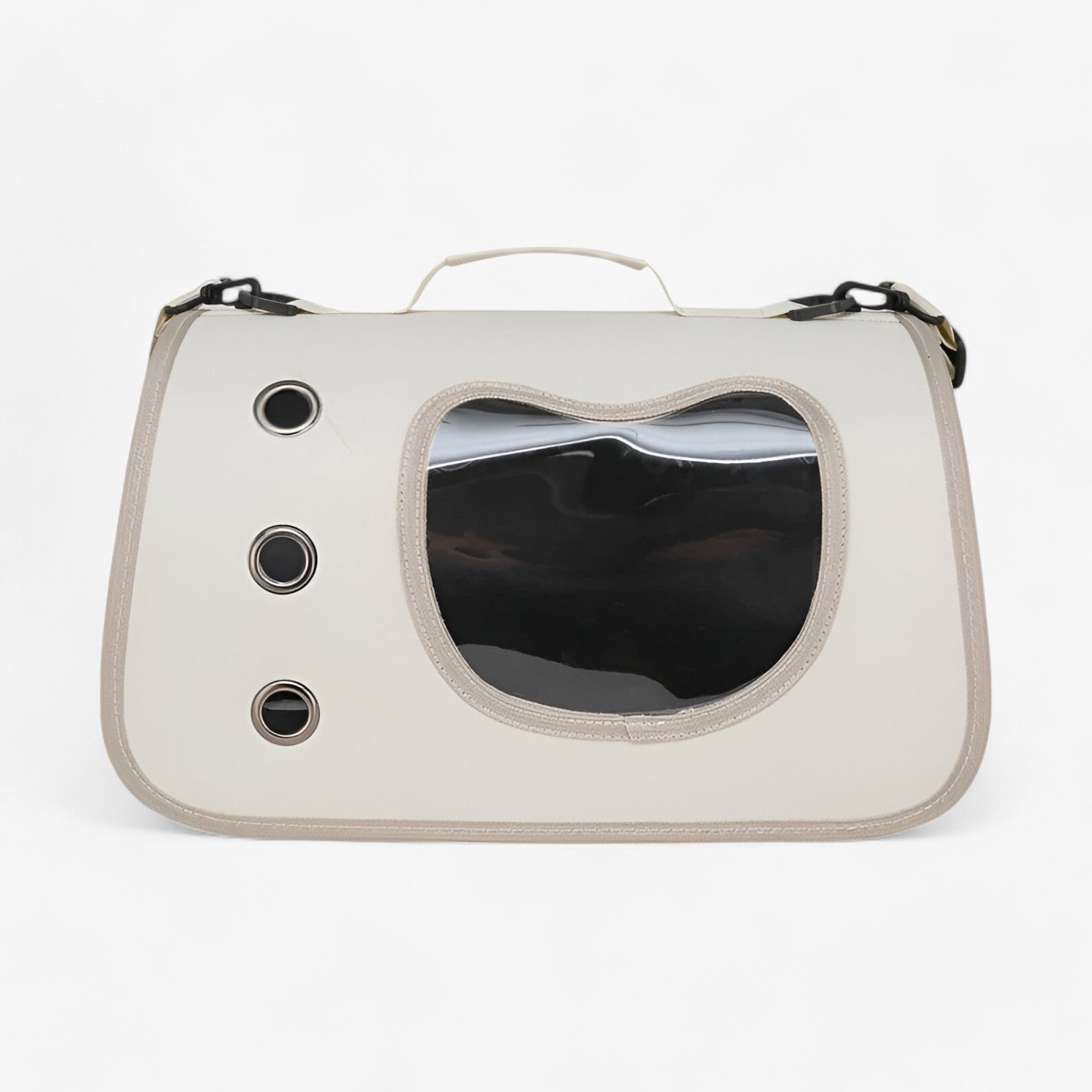 Borsa per gatti trasparente e traspirante per viaggi Lino Uomo - Volto di gatto beige come mostrare - borsa borsa gatti gatti lino pets & supplies trasparente traspirante uomo - Concept Palermo