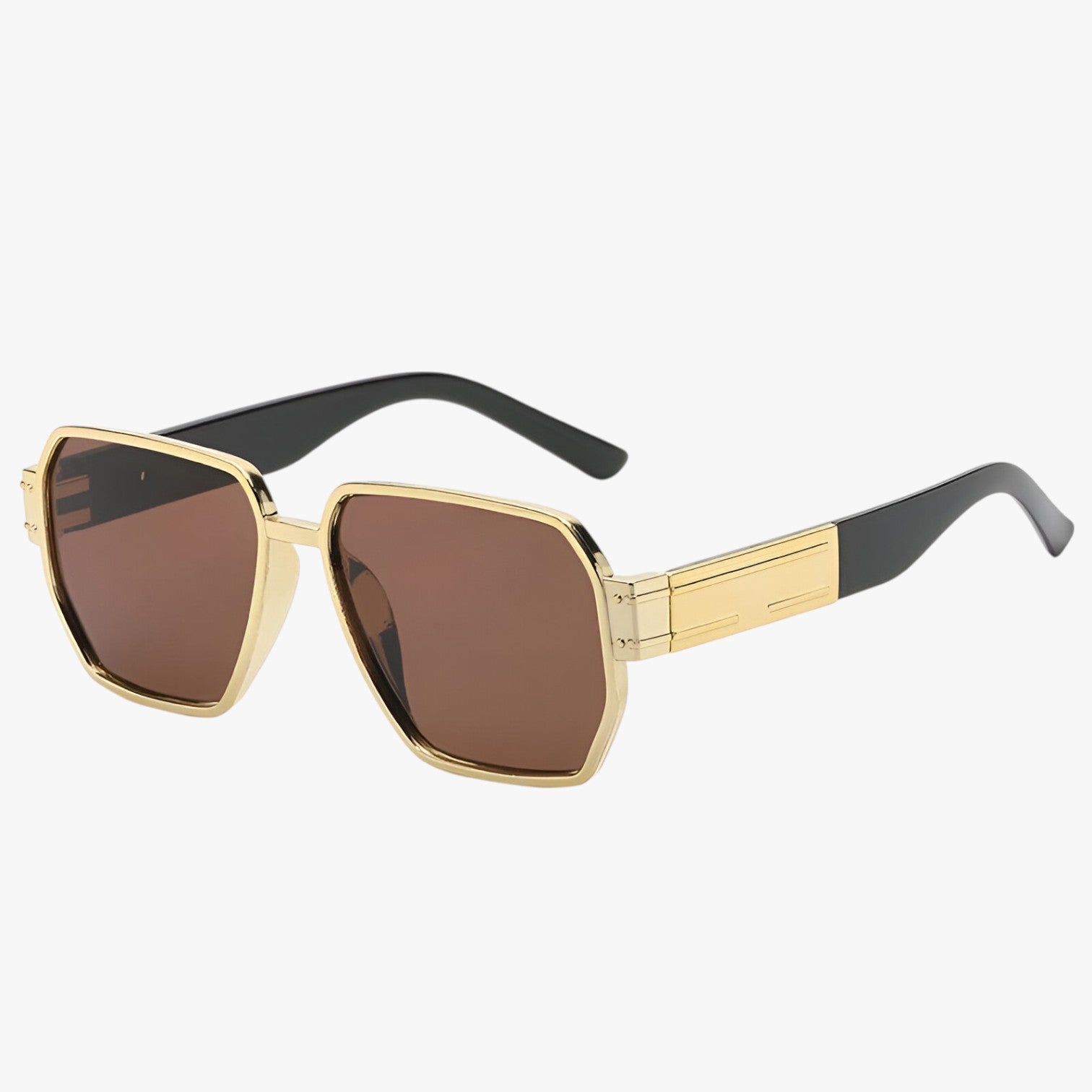 Occhiali da sole retrò – Look alla moda e protezione UV400 Uomo - Marrone dorato - alla cateye sunglasses Fashion Sunglasses look moda occhiali occhiali sole polarized sunglasses women protezione retr sole Sunglasses - Concept Palermo