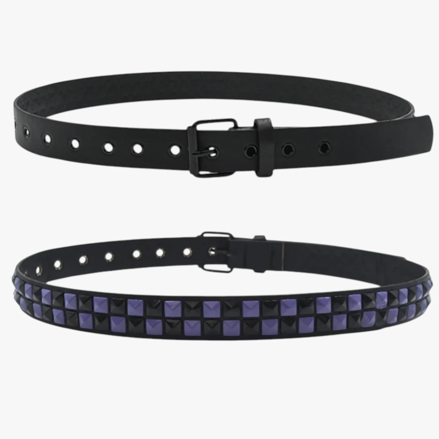 Cintura con rivetti punk e vestibilità elasticizzata - - Belts cintura cintura rivetti elasticizzata punk rivetti vestibilità waist belt for women Womens belt - Concept Palermo