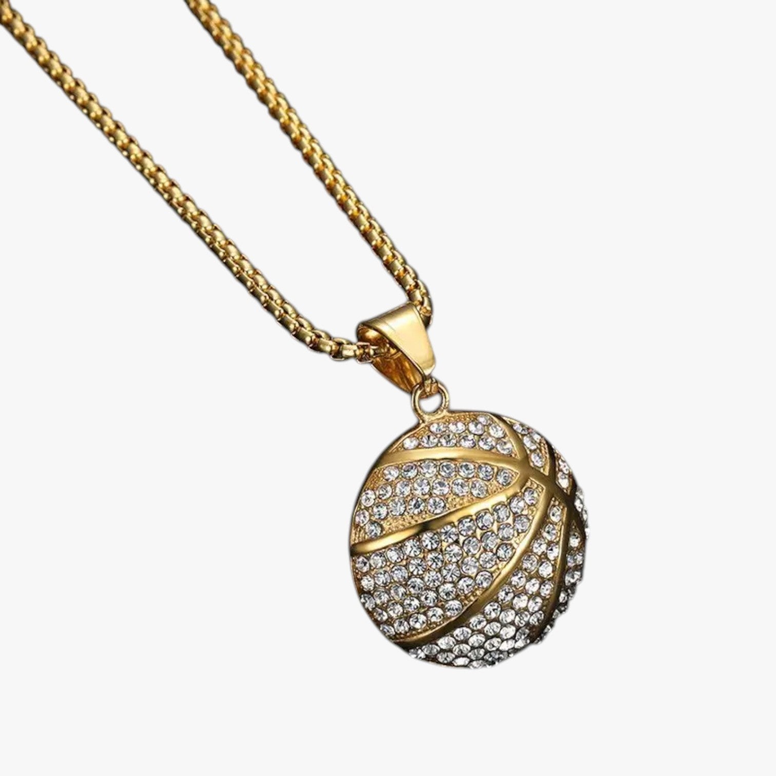 Collana basket hip hop dorata Uomo - - basket collana collana basket dorata jewelry necklace necklace for men NECKLACES uomo - Concept Palermo