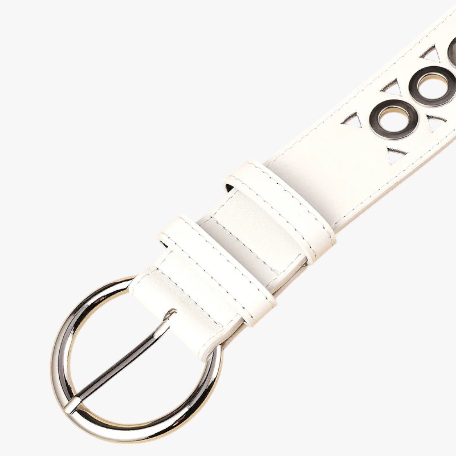Fascia vita punk in pelle Y2K con fibbia a spillo - - Belts fascia fascia vita fibbia pelle punk spillo vita waist belt for women Womens belt - Concept Palermo
