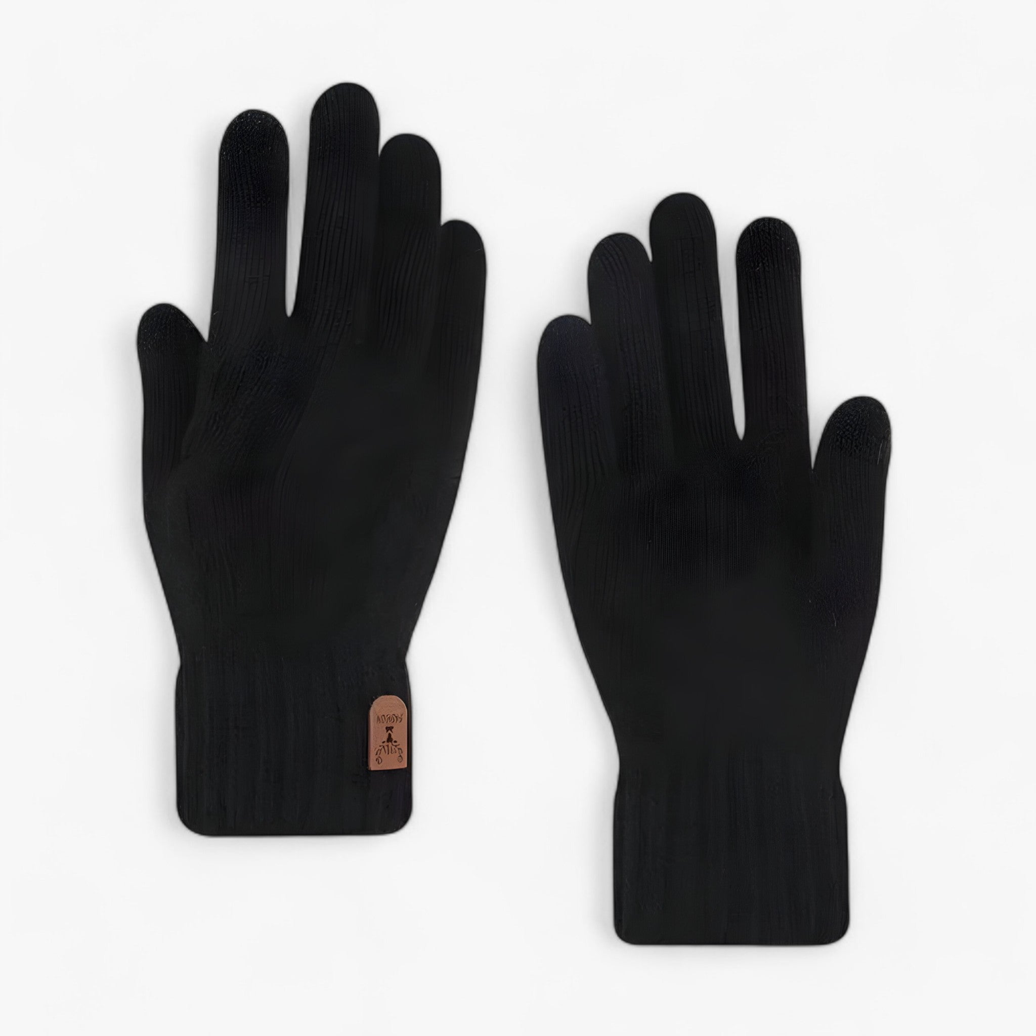 Nya Guanti Invernali da Uomo Touchscreen Plus Fleece - per il freddo - Nero - fleece freddo gloves & mittens guanti guanti invernali invernali touchscreen uomo - Concept Palermo
