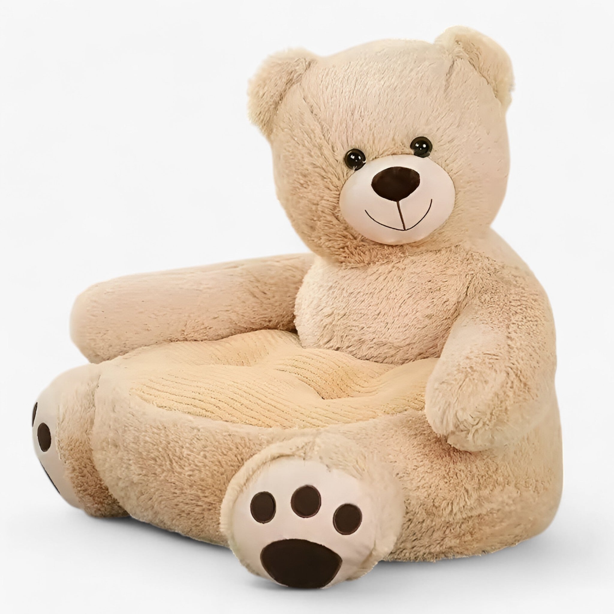 Cuccia Letto Divano Lusso in Velluto Morbido per Cani & Gatti, Grigio/Beige/Rosa, Taglie S-XL - orso khaki 50X50X45CM - animali divano divano piccoli domestici grandi pets & supplies piccoli uomo - Concept Palermo