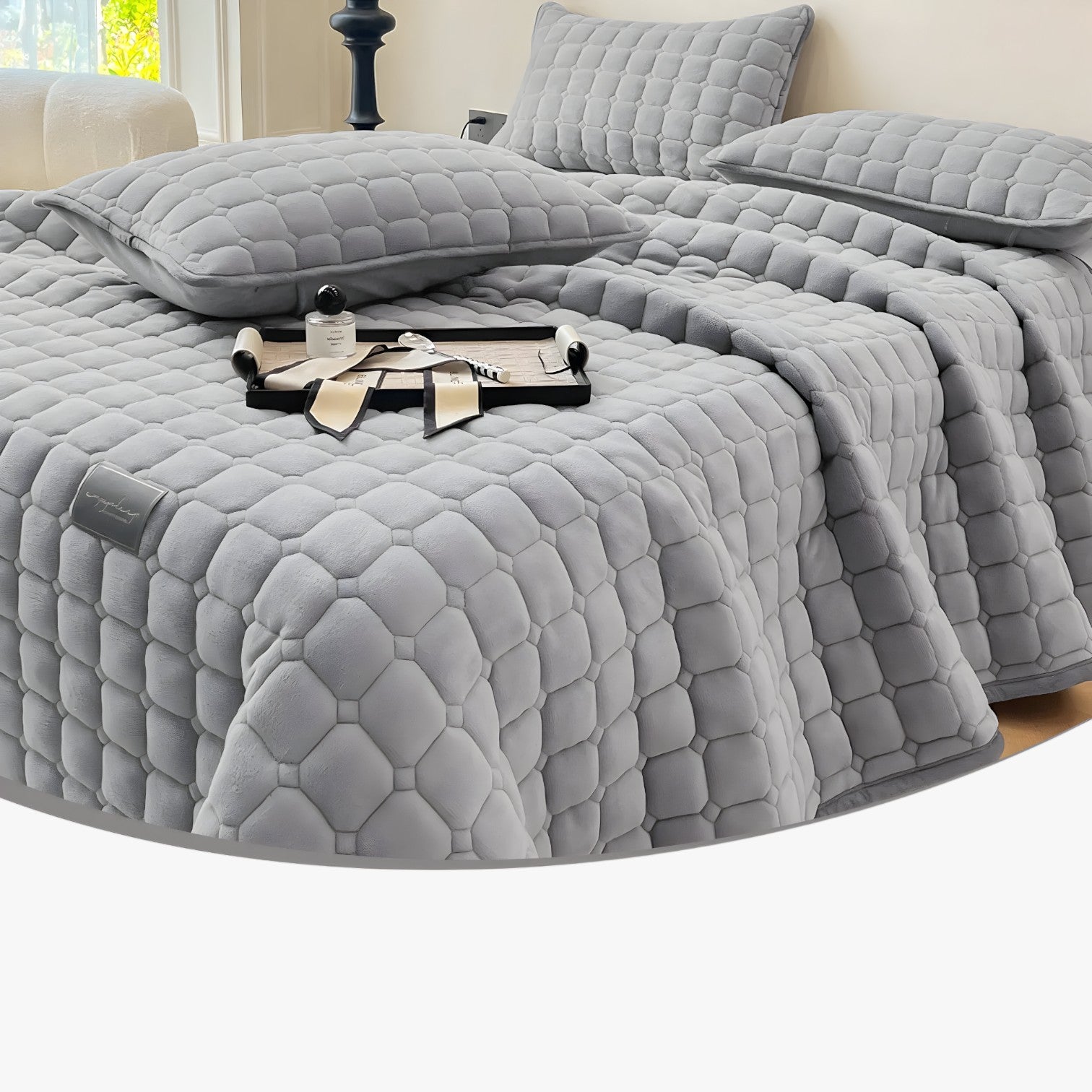 Copripiumino in morbido velluto per comfort e lusso - - bedroom comfort copripiumino copripiumino velluto Home home & garden velluto - Concept Palermo