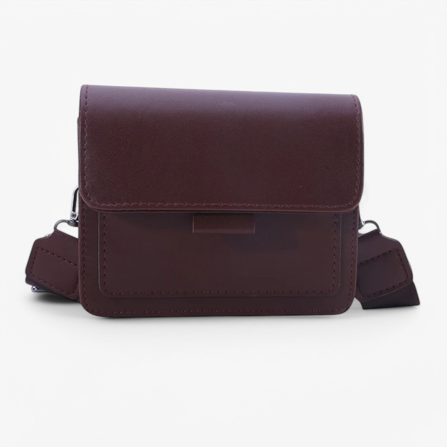 Borsa a spalla retro e spaziosa con tracolla larga Donna - marrone scuro - bag bags borsa borsa spalla donna larga retro Shoulder Bags spalla spaziosa women bag - Concept Palermo