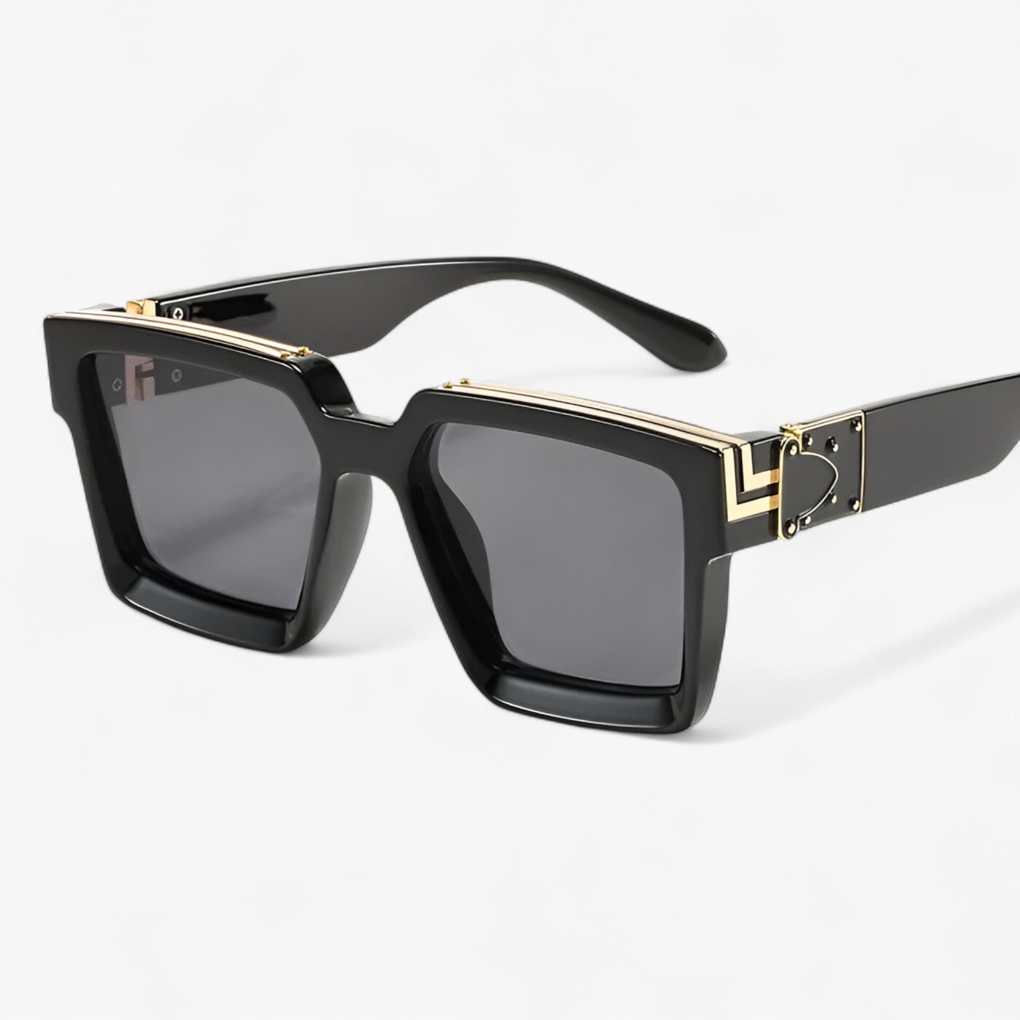 Occhiali da sole quadrati vintage da uomo - Nero Grigio other - Fashion Sunglasses men sunglasses polarized mens sunglasses occhiali occhiali sole Polarized man sunglasses quadrati sole sunglasses sunglasses polarized men uomo vintage - Concept Palermo