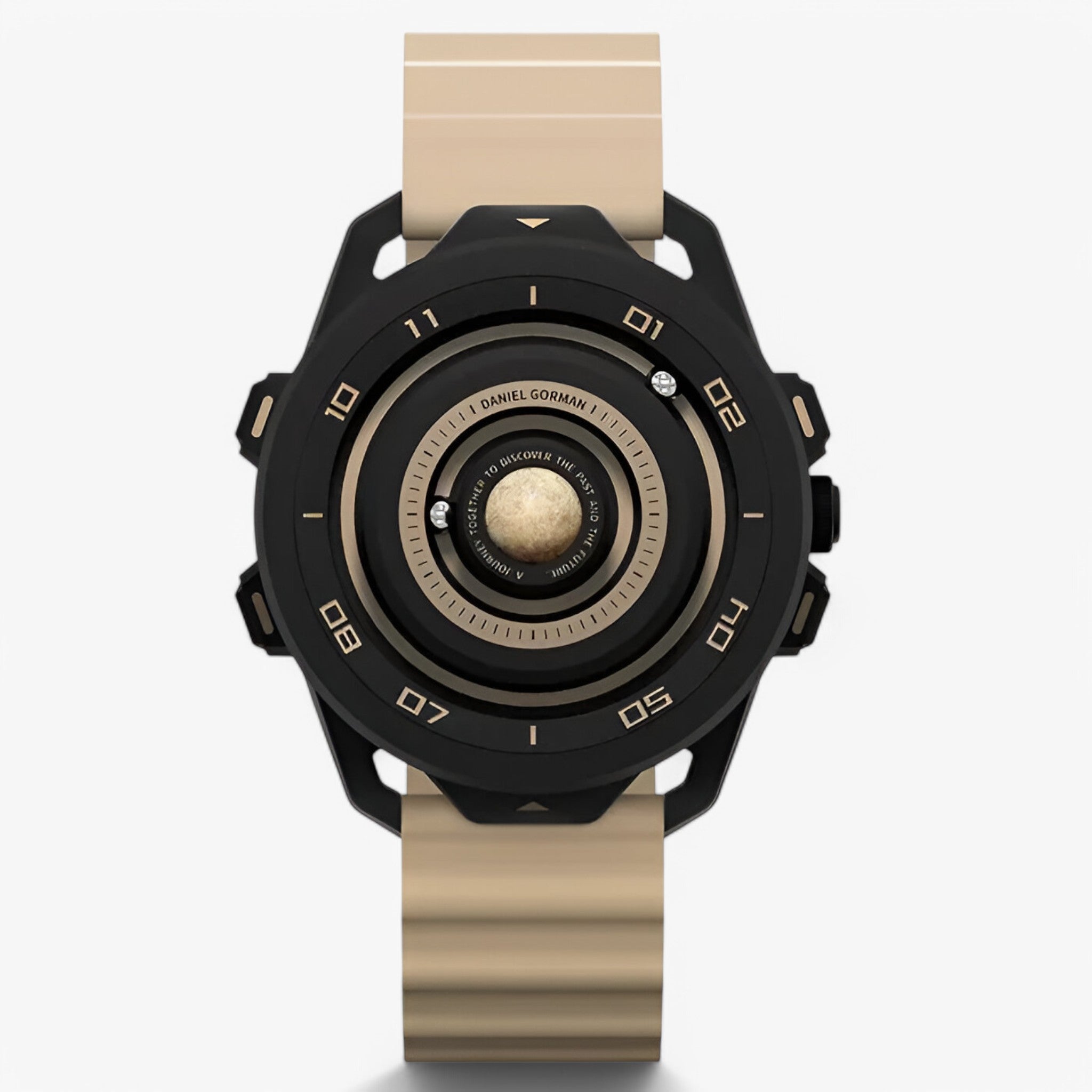 Orologio Sportivo al Quarzo con Design Magnetico Rosso Uomo - Cachi - design magnetico mens watch orologio orologio sportivo quarzo sportivo uomo watch for men watches - Concept Palermo