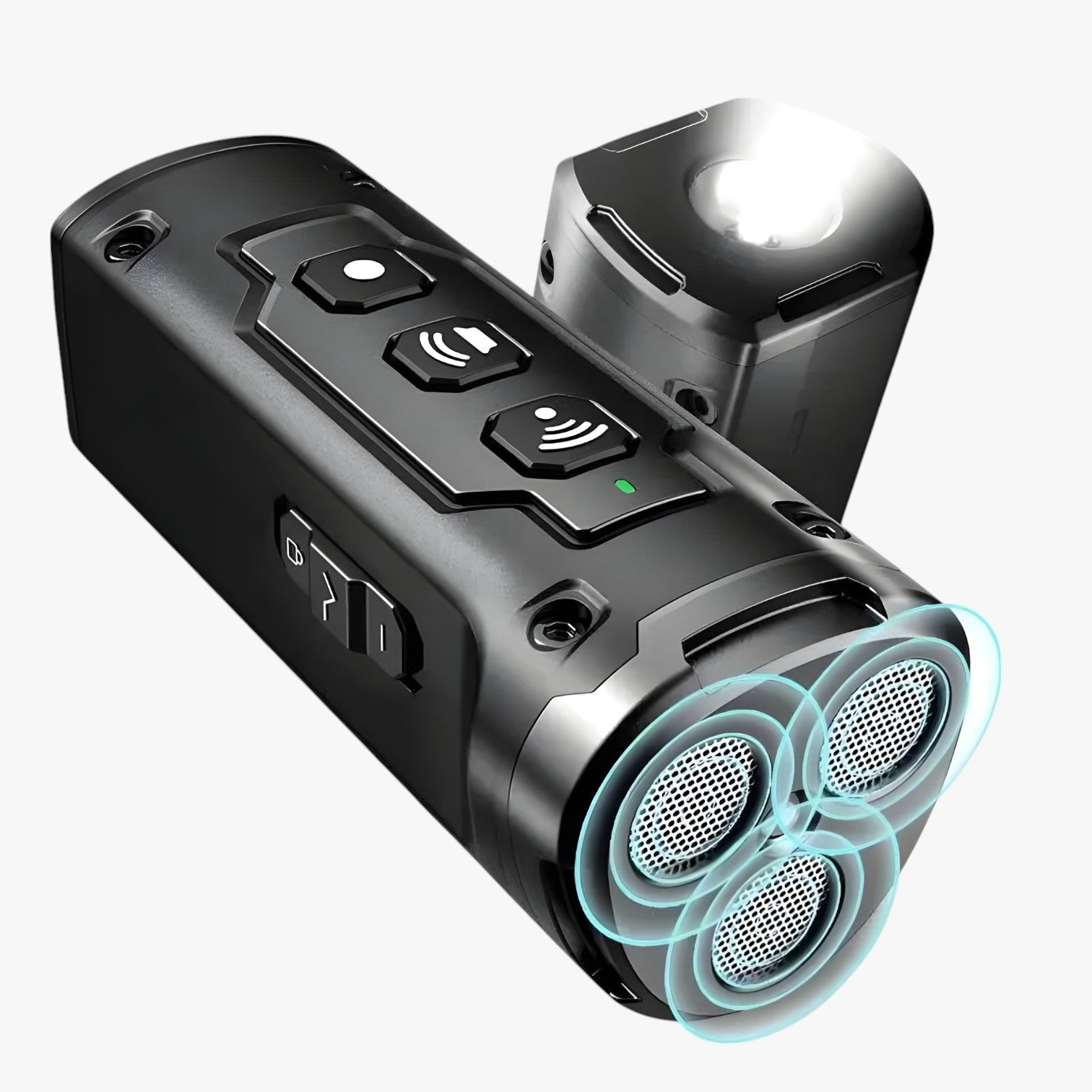 Dispositivo Anti-Abbaio Ultrasuoni Ricaricabile con Torcia LED Impermeabile, Addestramento Cani - Nero - abbaio anti dispositivo dispositivo anti dog DOG SUPPLIES pet PET SUPPLIES pets & supplies ricaricabile torcia ultrasuoni - Concept Palermo