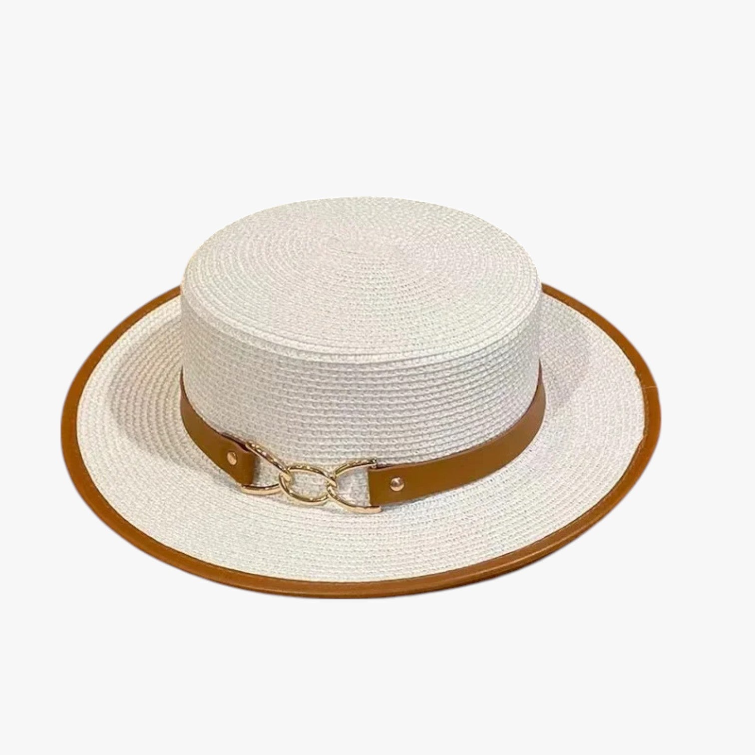 Cappello Estivo di Paglia con Fiocco Donna - Bianco M 56-58cm - cappello cappello estivo donna estivo fiocco hat Hat for girls paglia summer hat sun hat Sun Hats women hat women's hat - Concept Palermo