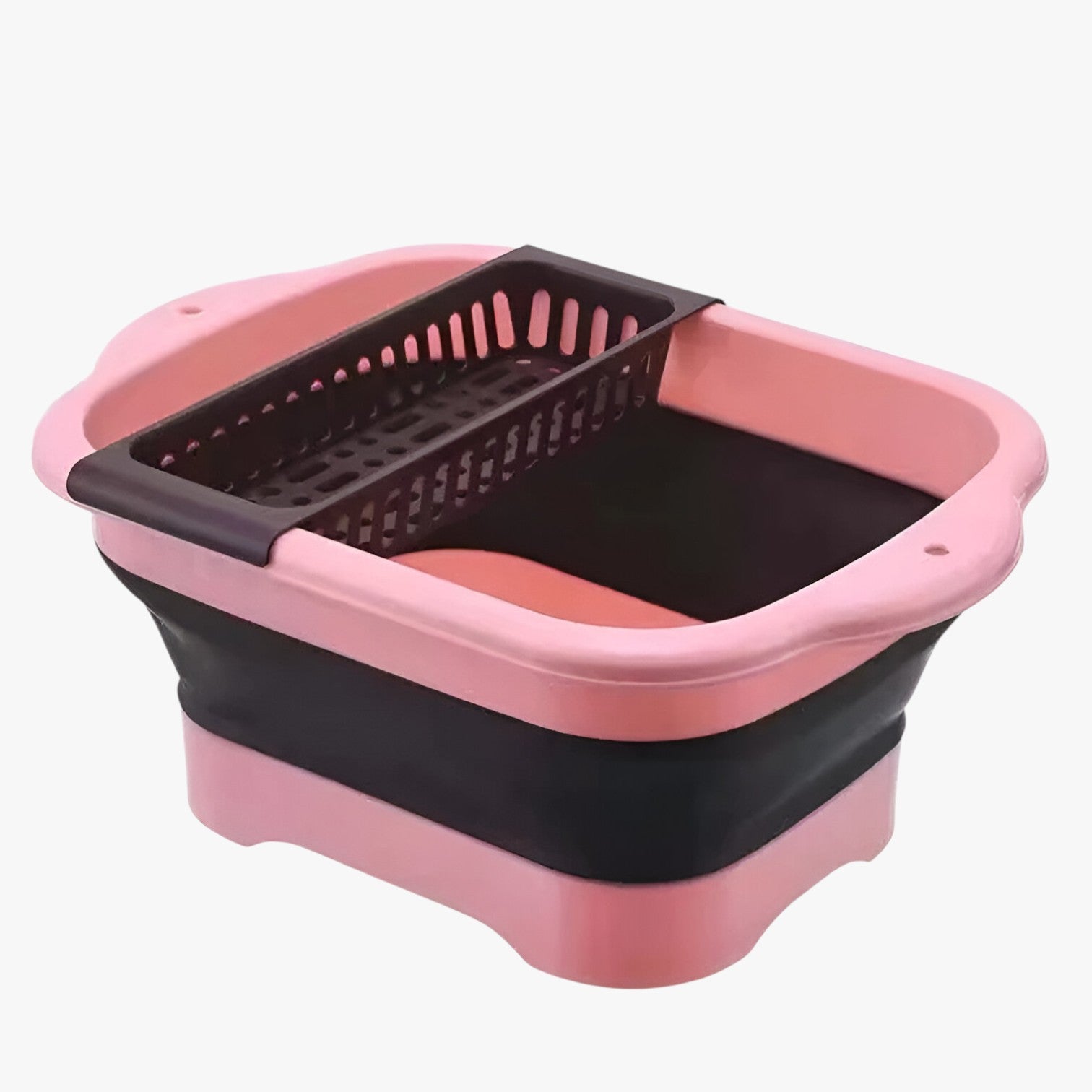 Colapasta pieghevole in silicone per frutta e verdura - Rosa - colander colapasta colapasta pieghevole frutta Kitchen kitchen & dining Kitchen Essentials pieghevole silicone verdura - Concept Palermo