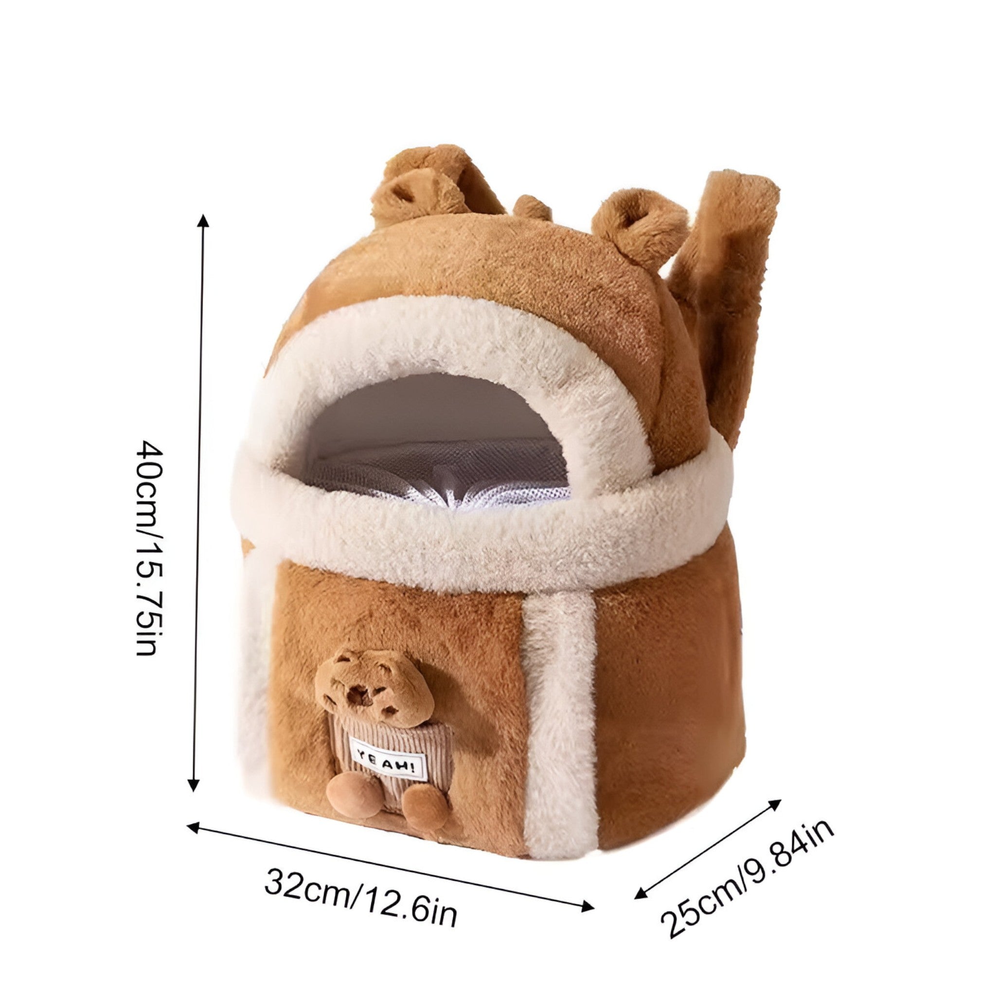 Borsa per gatti in peluche caldo - Comoda e sicura per viaggiare Uomo - - borsa borsa gatti caldo comoda gatti peluche pets & supplies sicura - Concept Palermo