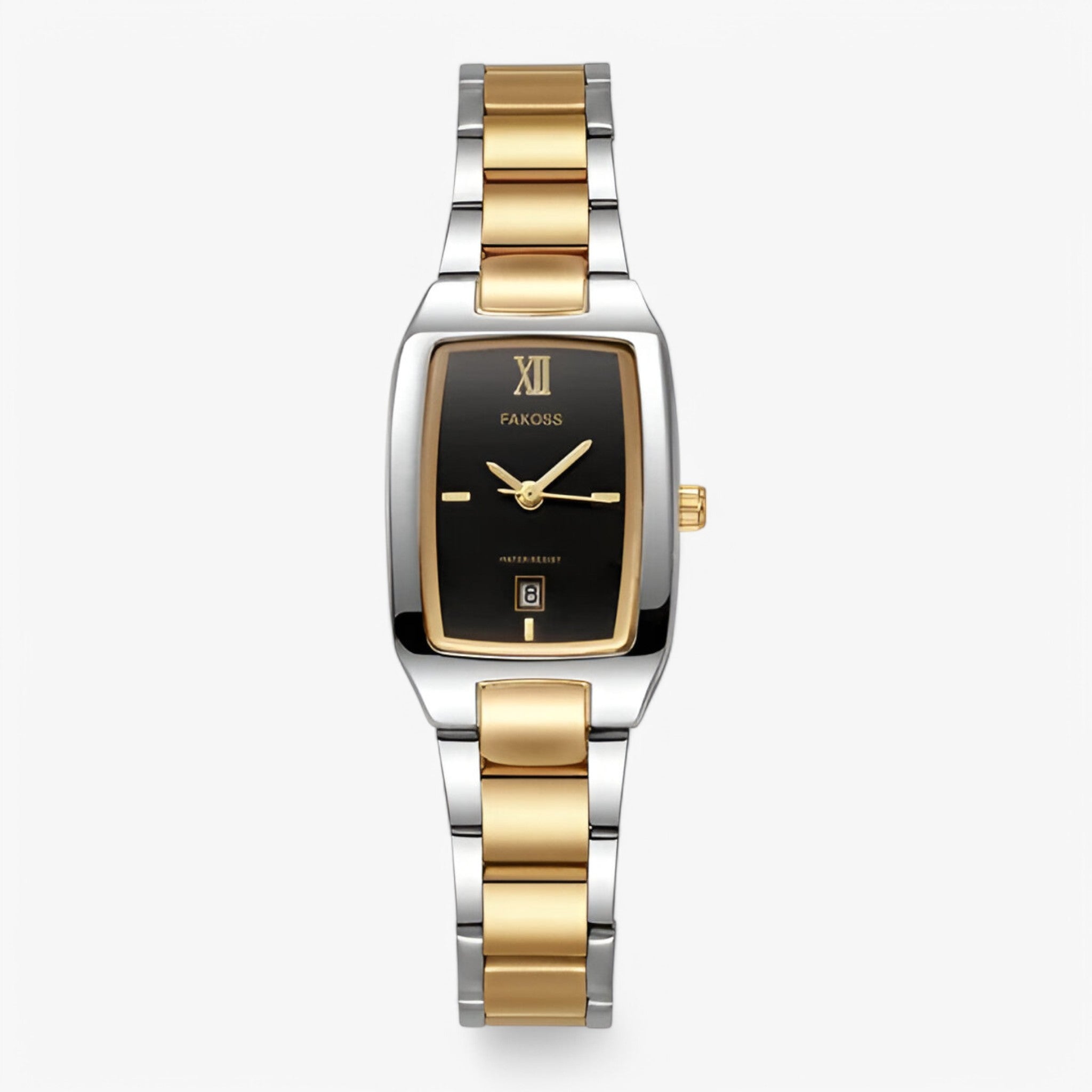 Orologio da donna al quarzo con quadrante quadrato - bianca oro nera - donna orologio orologio donna quadrante quadrato quarzo watches women watch - Concept Palermo