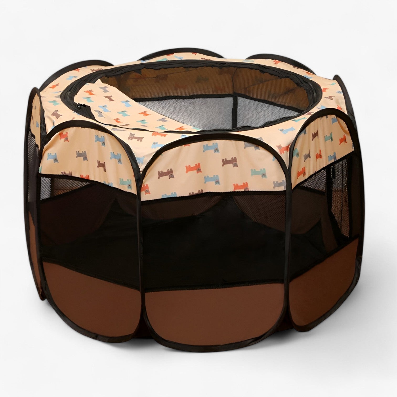 Tenda portatile pieghevole per animali domestici per comfort e facilità Uomo - Cane color caffè - animali comfort domestici facilità pet pet accessories pet bed PET SUPPLIES pets & supplies pieghevole portatile tenda - Concept Palermo