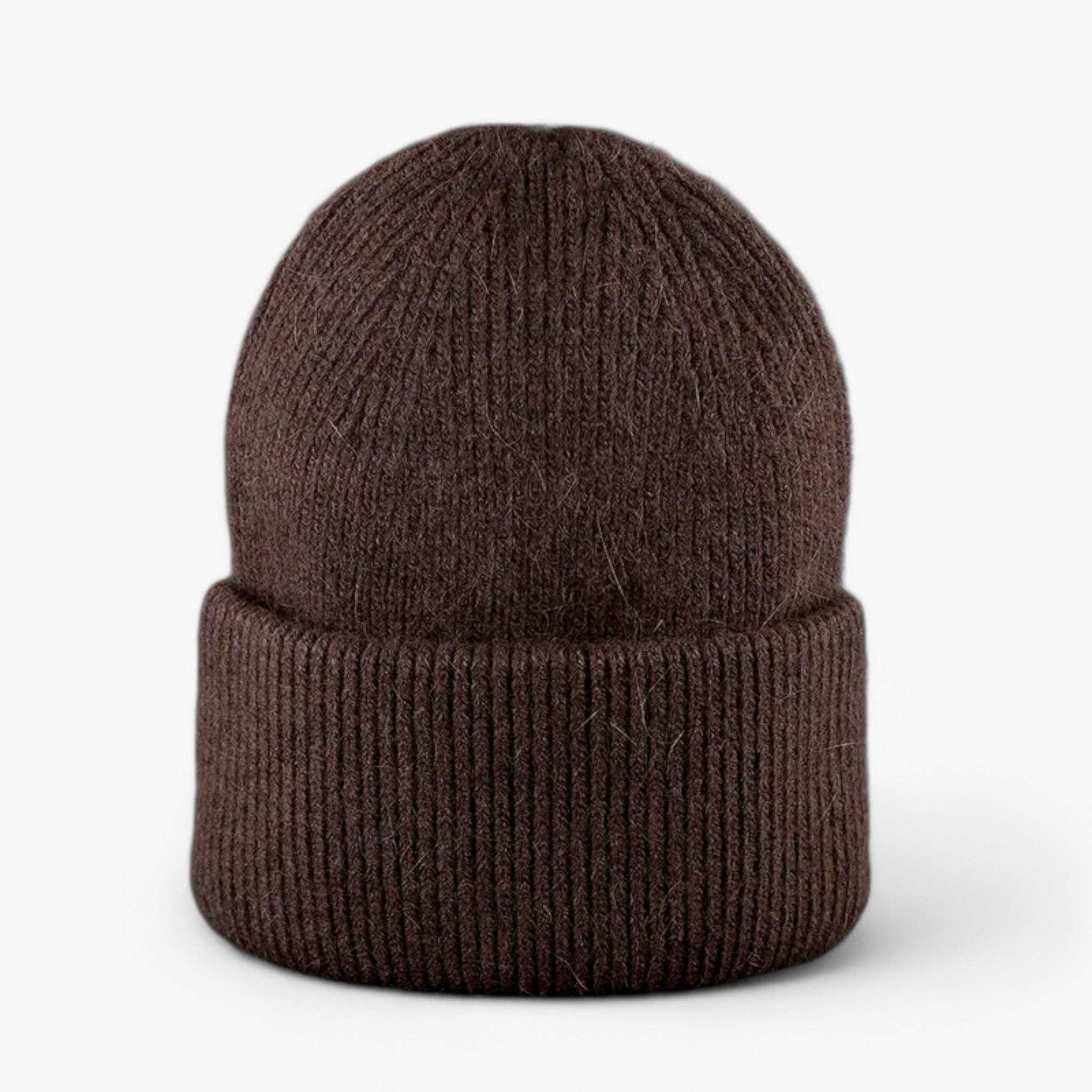 Cappello invernale: calore con vera pelliccia di coniglio Donna - Caffè 54cm-60cm - beanies bucket hats calore cappello cappello invernale coniglio donna hat invernale pelliccia Sun Hats - Concept Palermo