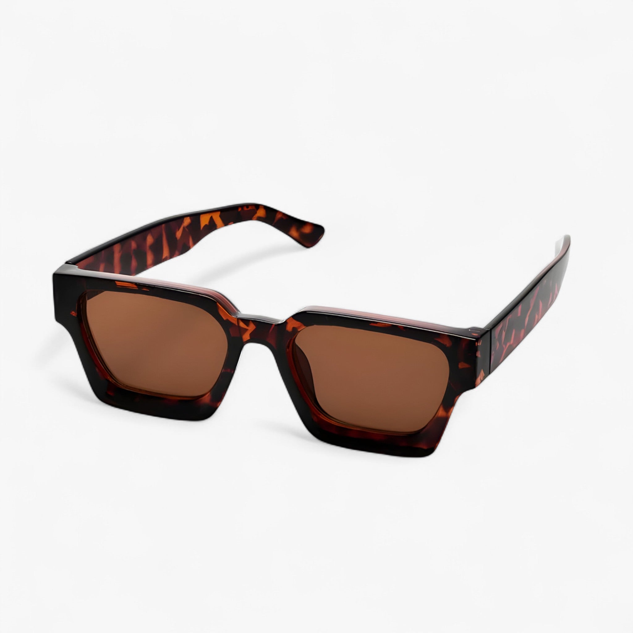 Occhiali da sole neri quadrati di lusso unisex firmati Uomo - 2-Marrone - firmati men sunglasses polarized mens sunglasses neri occhiali occhiali sole Polarized man sunglasses quadrati sole sunglasses sunglasses polarized men unisex - Concept Palermo