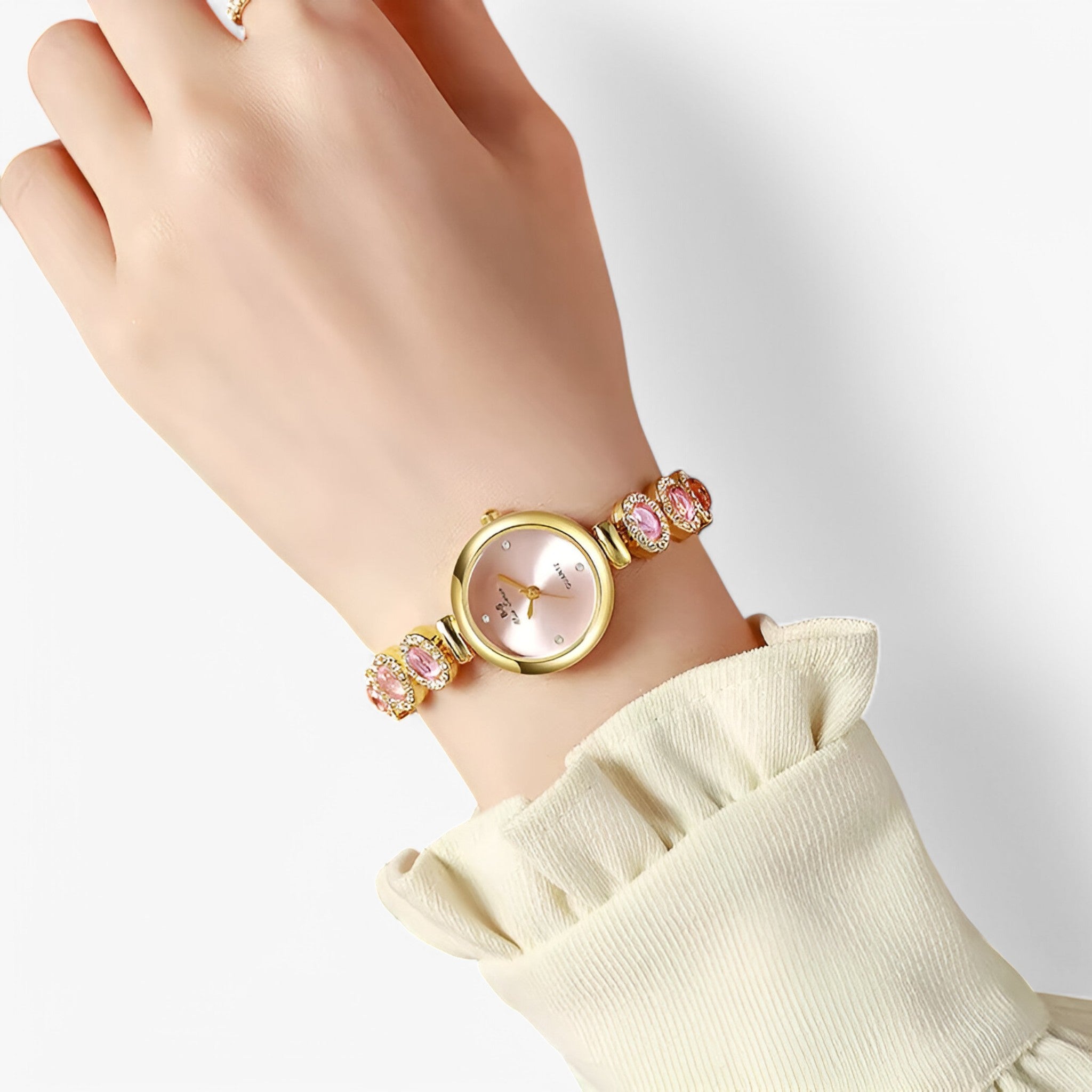 Orologio da donna con pietre verdi e design ispirato ai brand di lusso - - brand design donna female watch ispirato orologio orologio donna pietre verdi watch for women - Concept Palermo