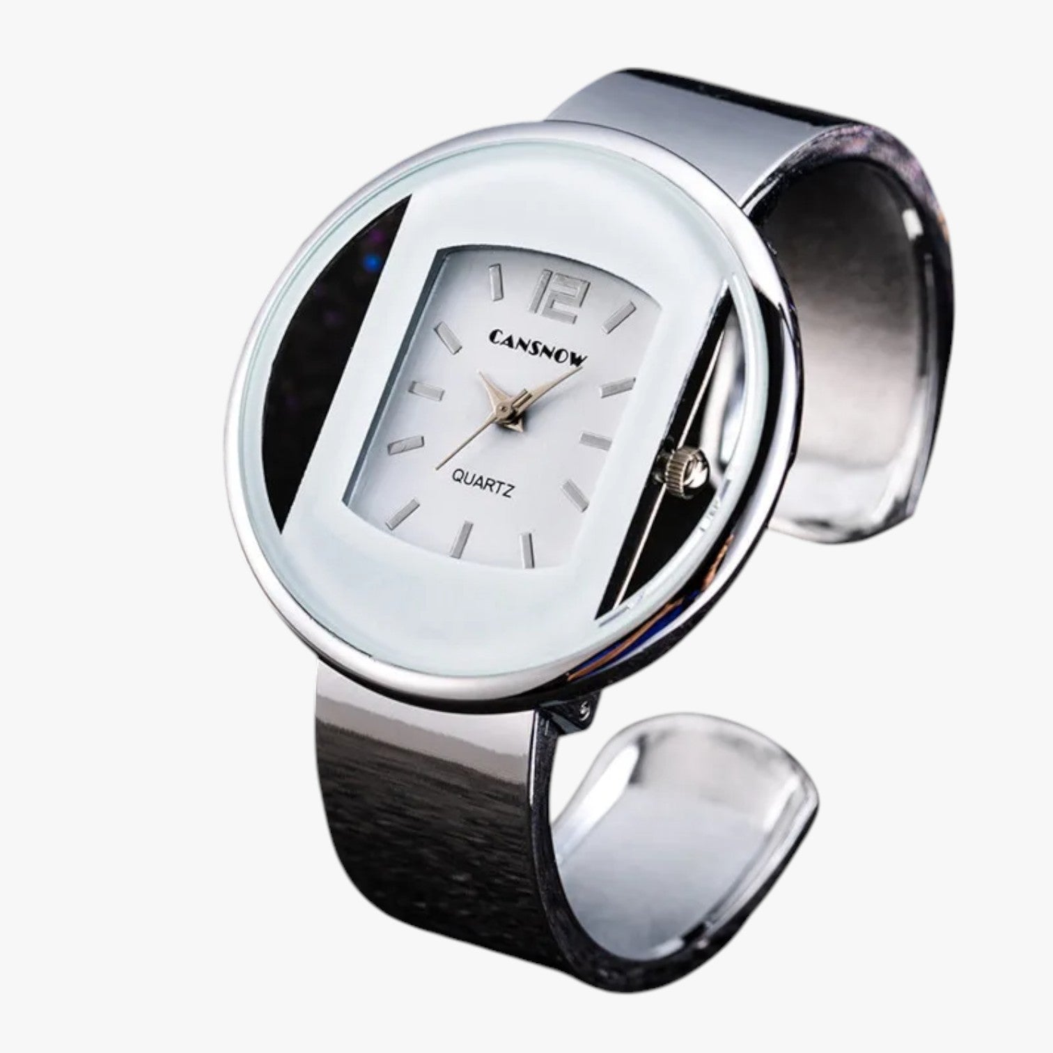Orologio da donna con bracciale in acciaio alla moda - Argento bianco - acciaio alla bracciale donna female watch ladies watch moda orologio orologio donna watch watch for women watches wrist watches for women - Concept Palermo