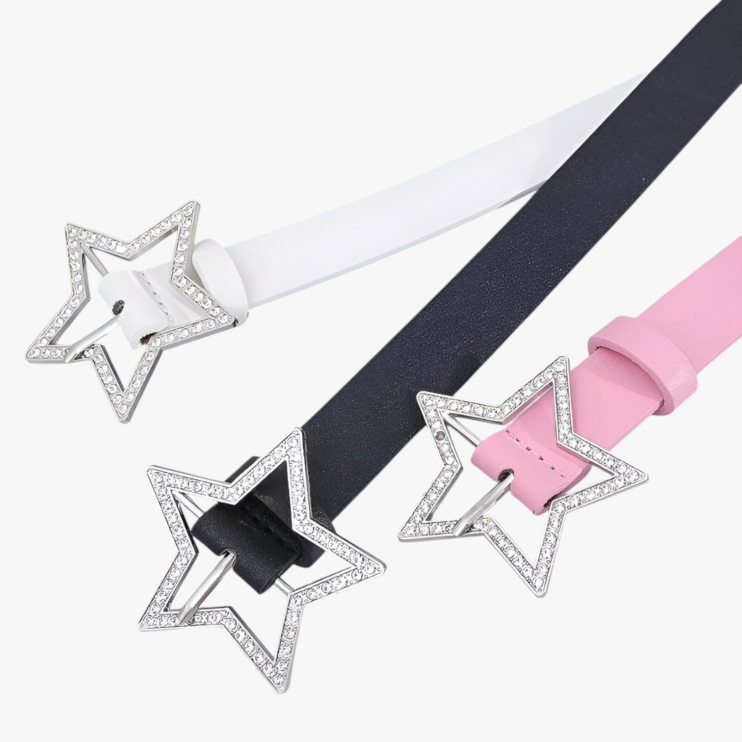Cintura Y2K con strass per jeans - - belt Belts cintura cintura strass jeans strass waist belt for women Womens belt - Concept Palermo