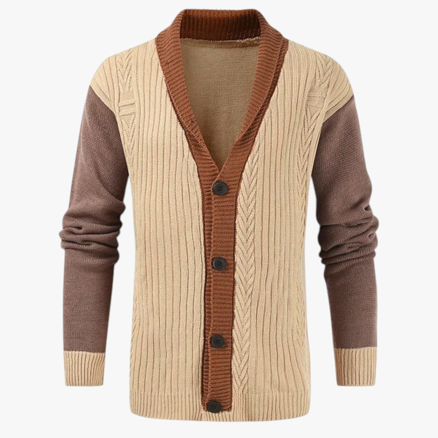 Cardigan aperto con scollo a V da uomo: eleganza casual e comfort autunnale - XXXL - aperto autunnale cardigan cardigan aperto casual comfort eleganza men's sweater Sweater sweater men sweaters sweaters & cardigans - Concept Palermo