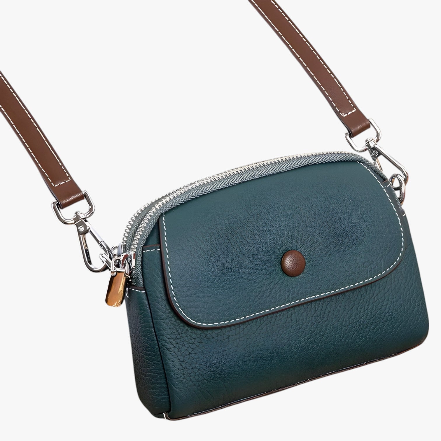 Borsa a Spalla Donna Grande in Pelle Sintetica Nera con Manici Regolabili - Blu mare - alla bag Bags borsa borsa spalla capiente donna moda Shoulder Bags spalla women bag women bags - Concept Palermo