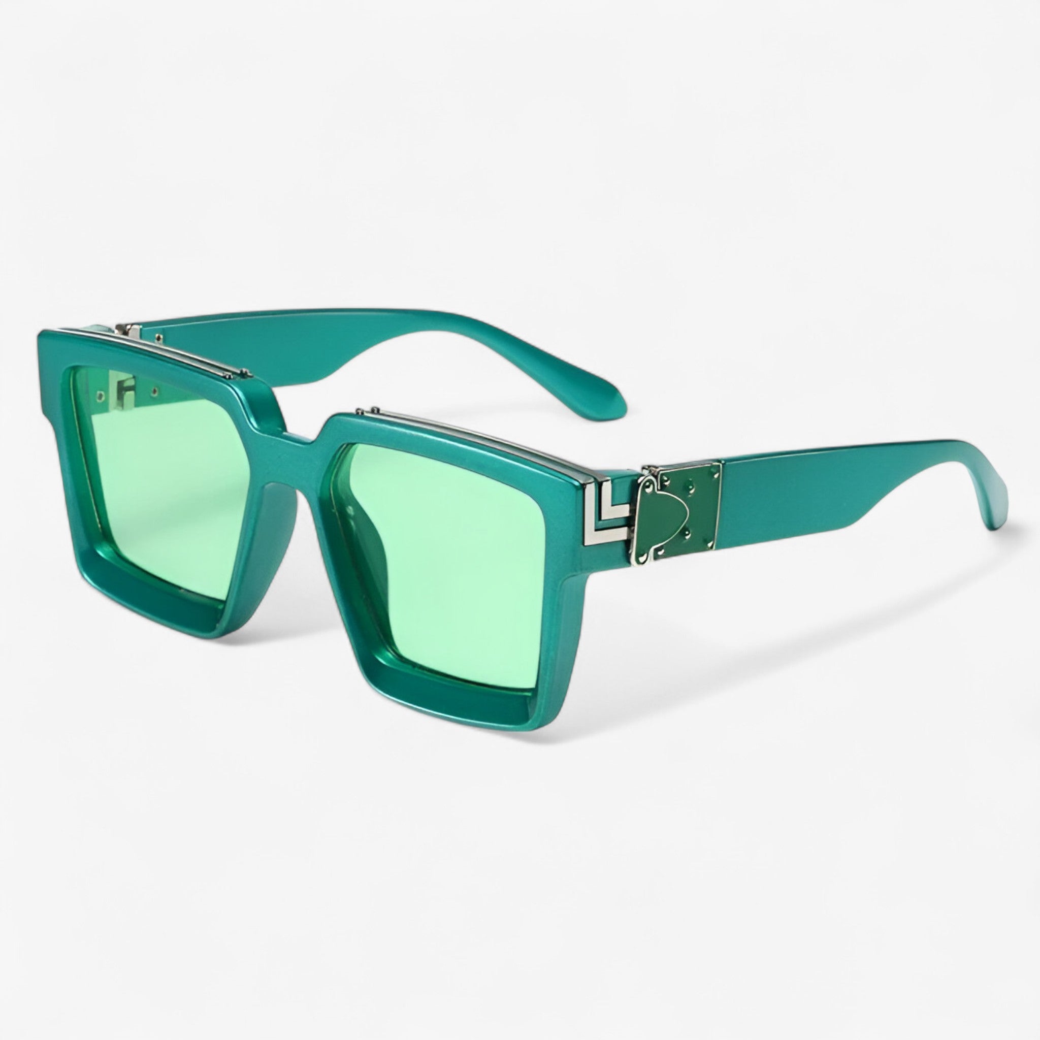 Occhiali da sole quadrati vintage da uomo - Verde Verde other - Fashion Sunglasses men sunglasses polarized mens sunglasses occhiali occhiali sole Polarized man sunglasses quadrati sole sunglasses sunglasses polarized men uomo vintage - Concept Palermo