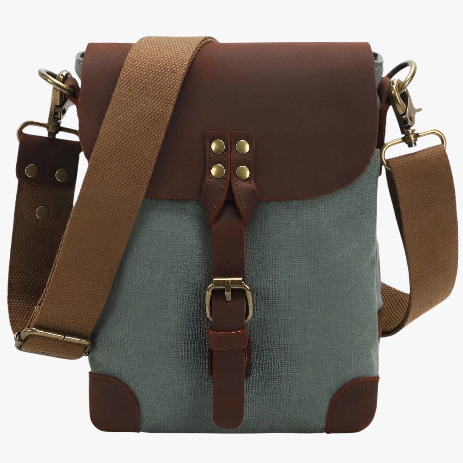 Borsa a tracolla vintage in tela e pelle Donna - - Bags bags for men borsa borsa tracolla donna handbags pelle Shoulder & Crossbody Bags Shoulder Bags tela tracolla vintage - Concept Palermo