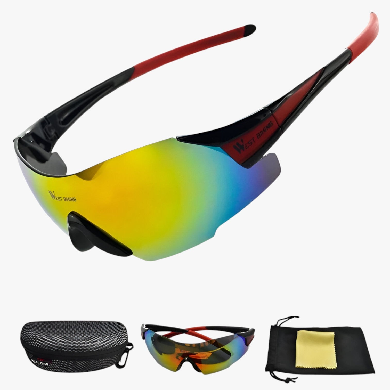 Occhiali da ciclismo antivento – visibilità chiara e protezione totale Uomo - - antivento chiara ciclismo mens sunglasses occhiali occhiali ciclismo Polarized man sunglasses protezione sunglasses sunglasses polarized men totale - Concept Palermo