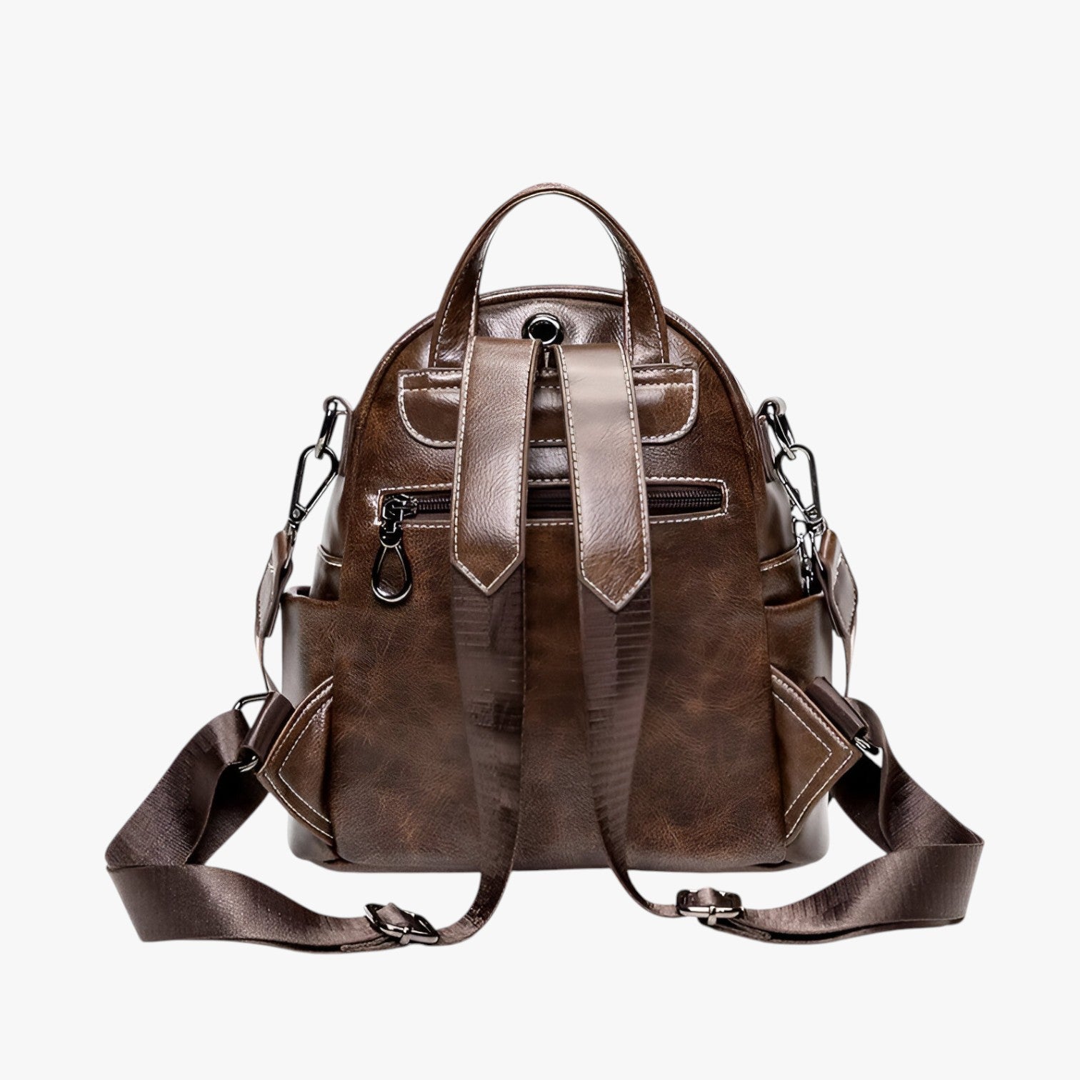 Zaino in pelle PU cerata retrò - - Bags cerata pelle retr women bags Women's handbags zaino zaino pelle - Concept Palermo