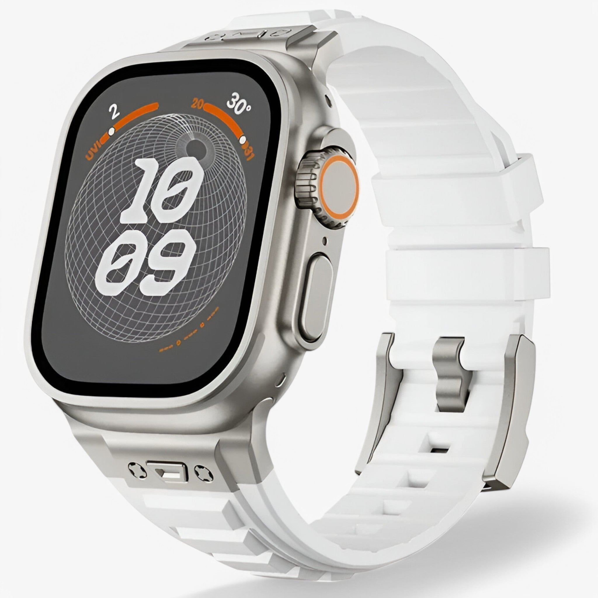 Cinturino Sportivo in Silicone per Apple Watch - bianco titanio - accessoires apple cinturino cinturino sportivo horloges silicone sport sportivo watch watches - Concept Palermo