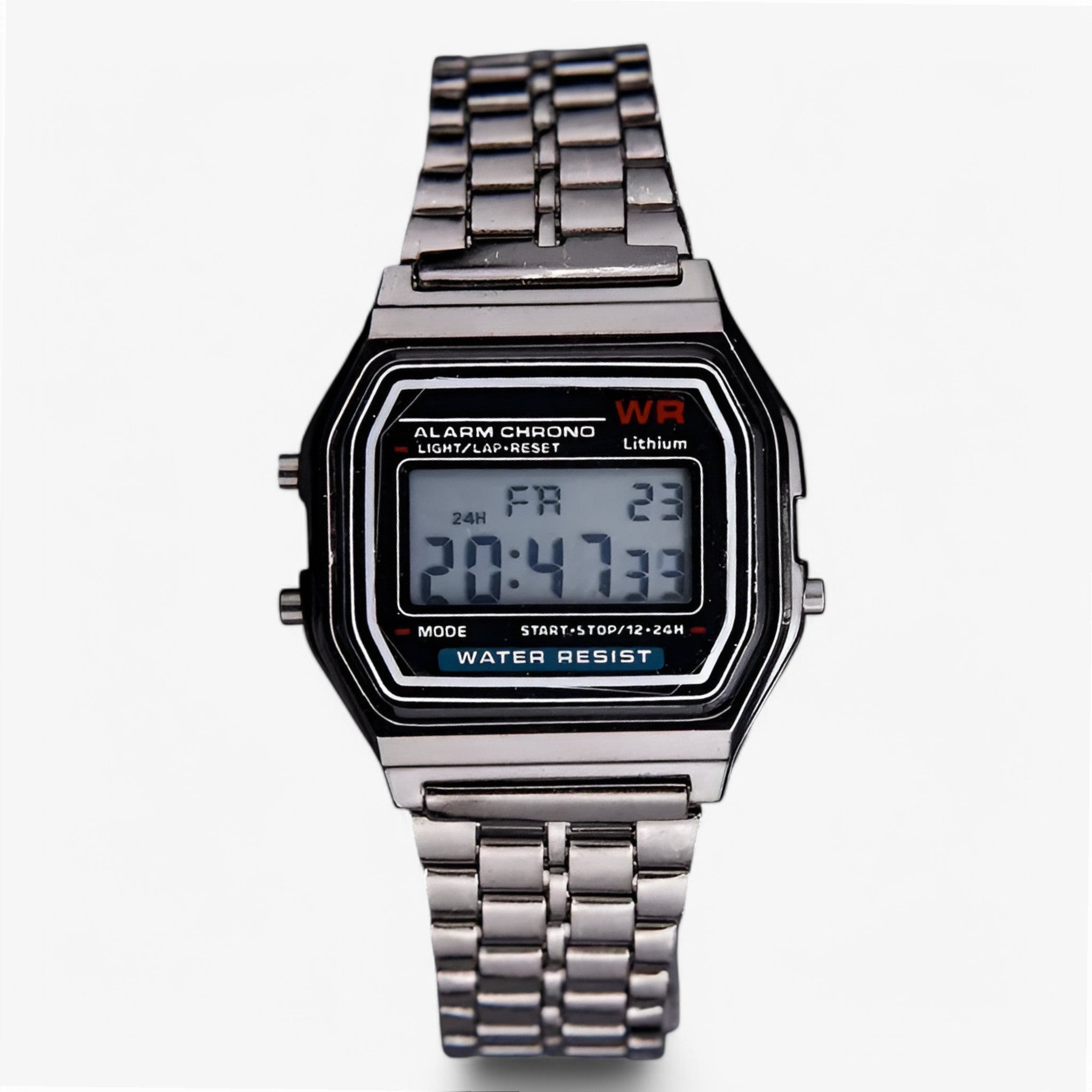 Orologio Digitale Militare in Acciaio Inossidabile - nero - accessoires acciaio digitale horloges inossidabile militare orologio orologio digitale watches - Concept Palermo
