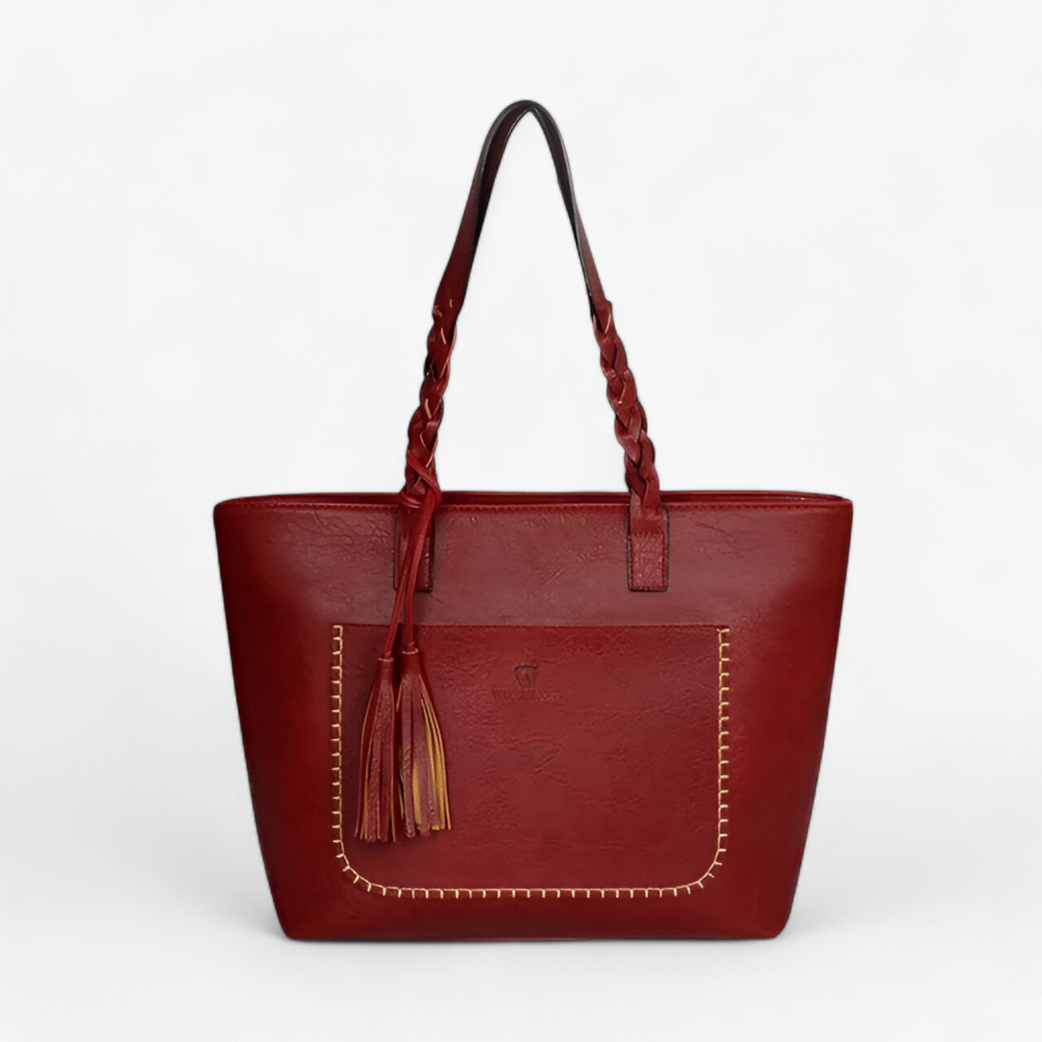 Borsa in pelle con nappina Donna - Rosso - accessoires bags borsa borsa pelle donna nappina pelle tassen - Concept Palermo